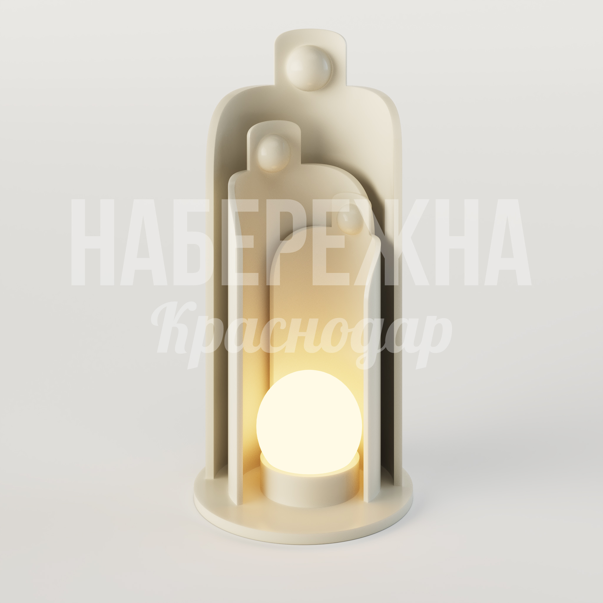 Арт-объект Свеча Yidsi 1750x1750x2600 мм. MAF-25.010 Арт-объект в форме свечи с подсветкой. Создаёт атмосферу в парках и зонах отдыха. Привлекает посетителей.