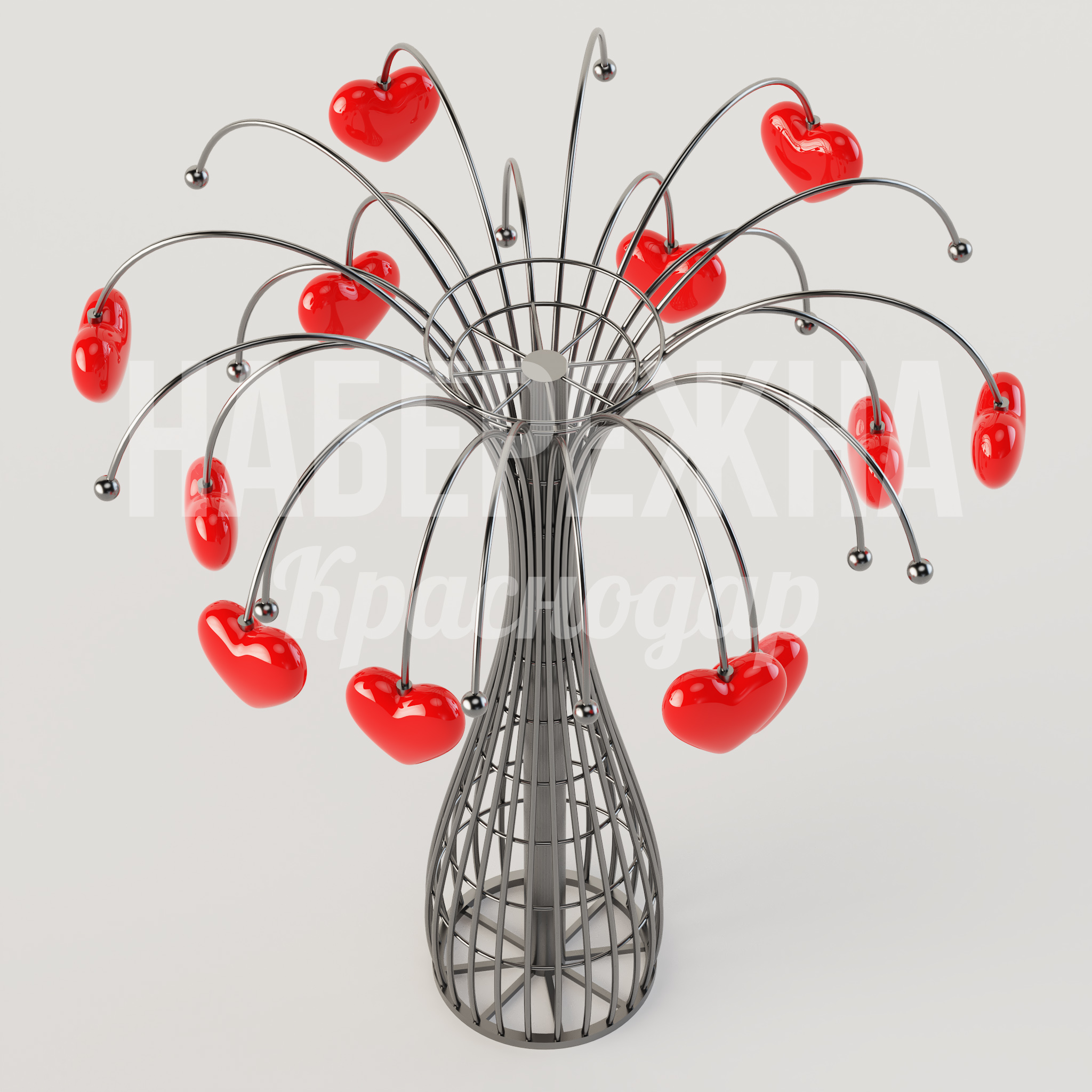 Дерево Dansa из металла - заказать, Стеллы, Металл