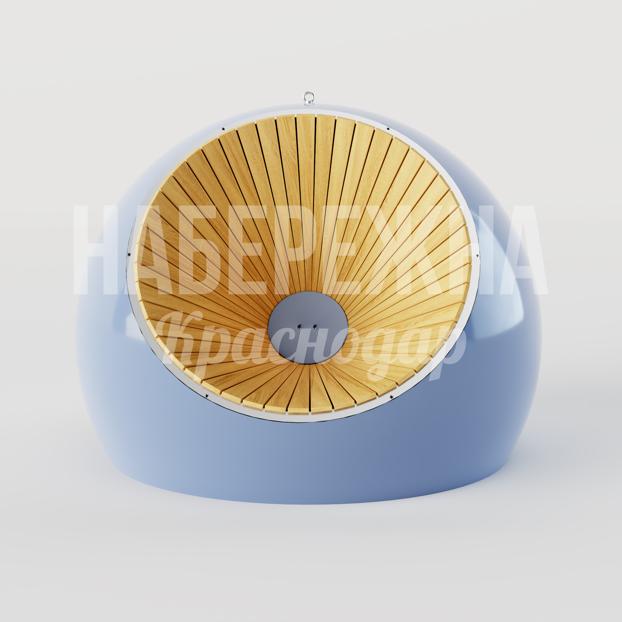 Скамейка Elmo - купить, 2350x2400x1860 мм, Металл, Дерево, Стеклопластик