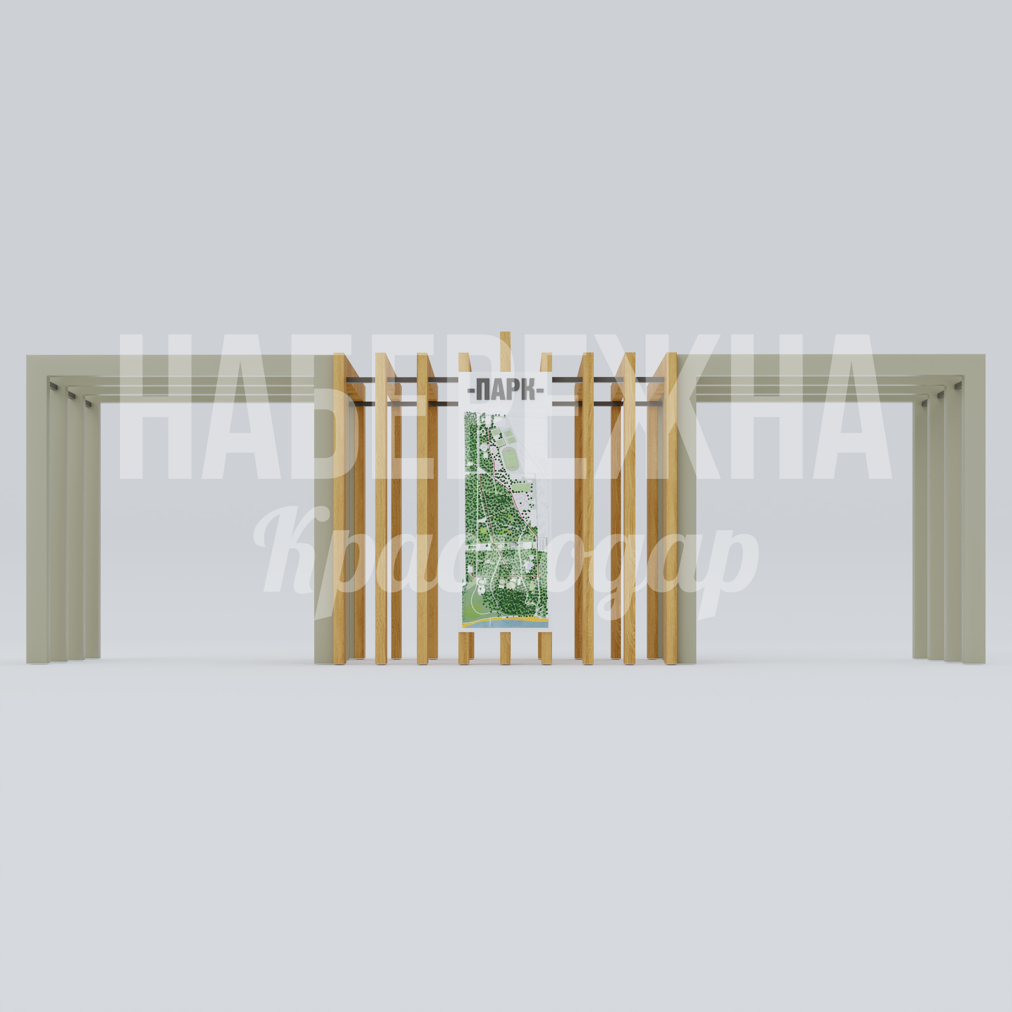 Входная группа Fåkadutu - купить, 2050x9300x3200 мм, Металл, Дерево