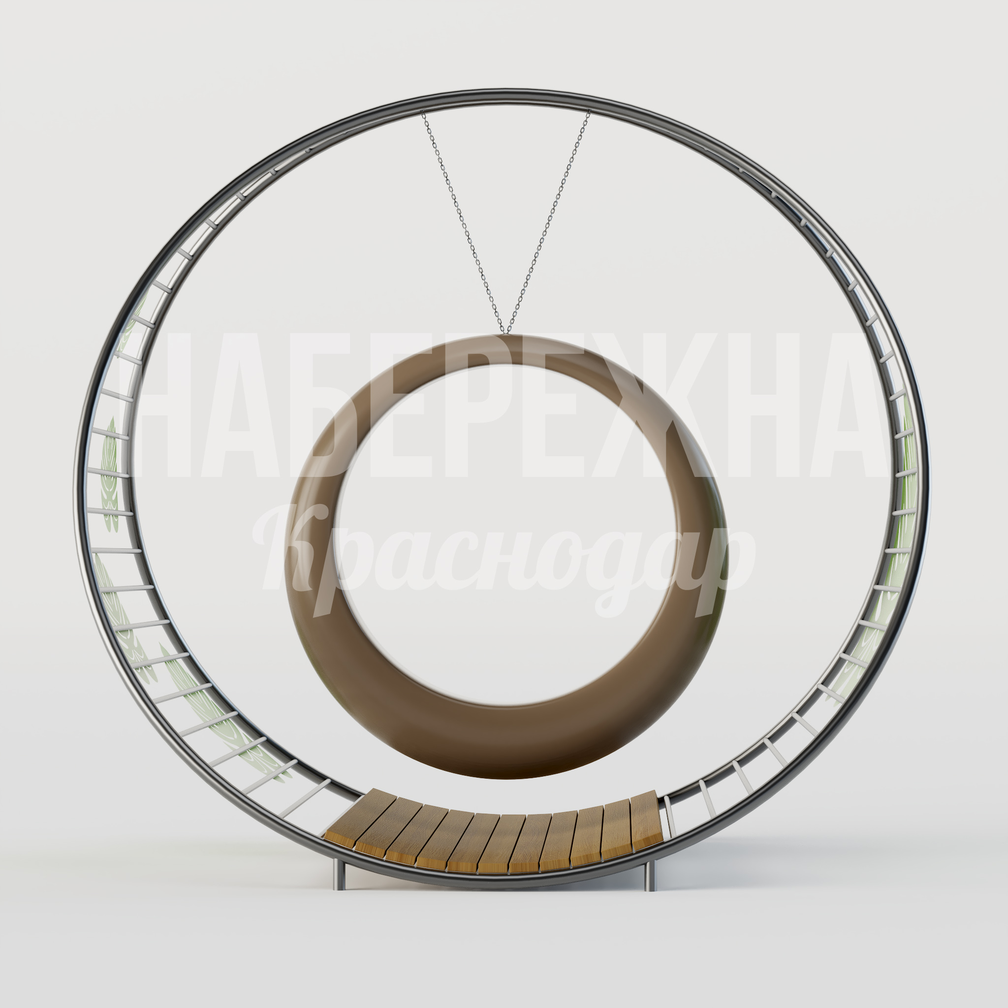 Качели Relhi - купить, 2050x2850x2650 мм, Металл, Дерево, Стеклопластик