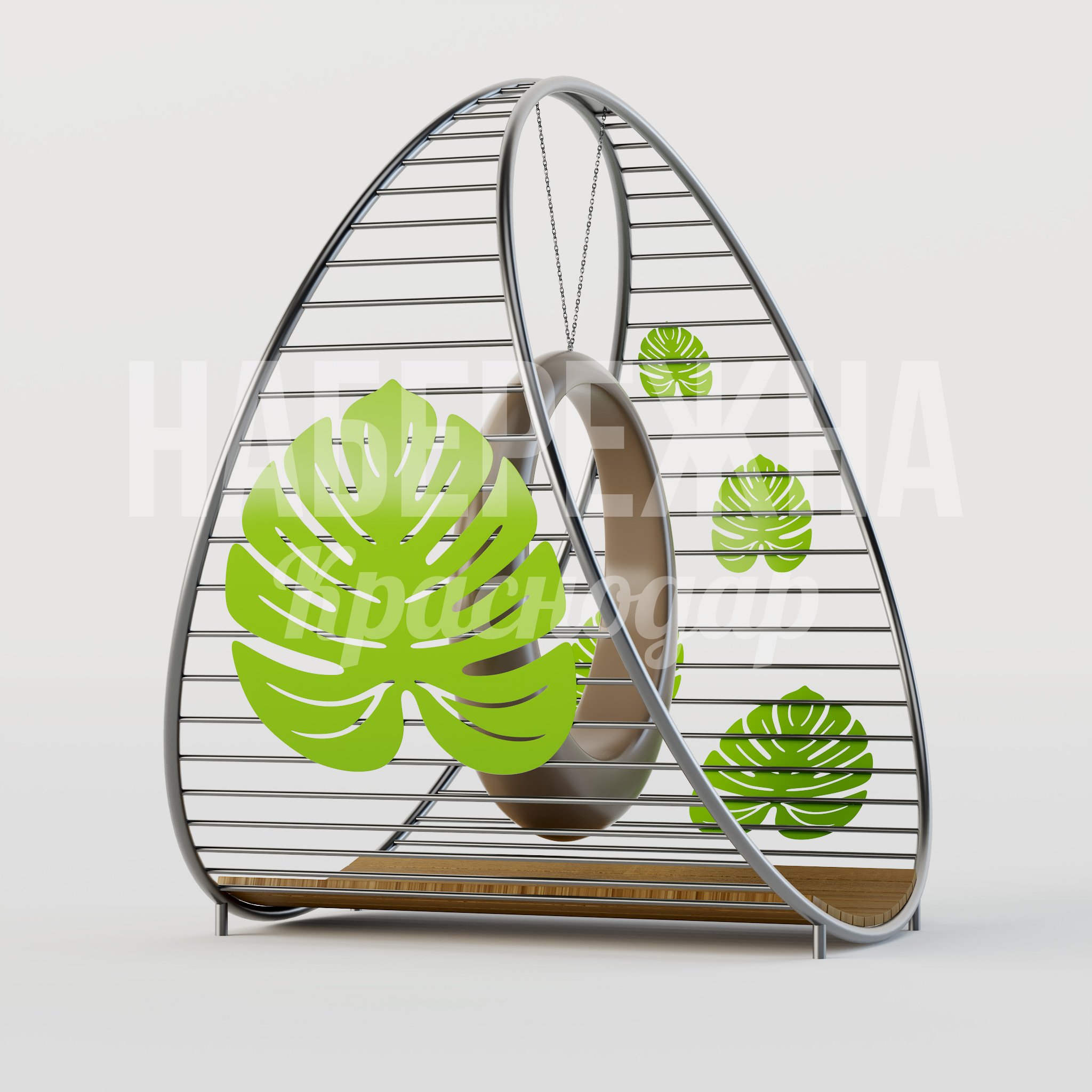 Качели Relhi - заказать, Качели, Металл, Дерево, Стеклопластик