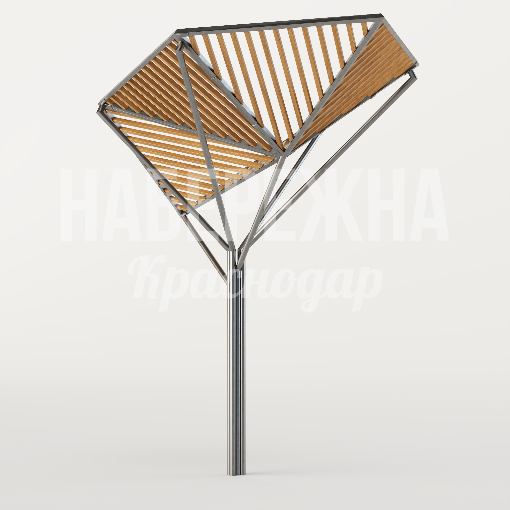 Навес Seb - заказать, Навесы, Металл, Дерево