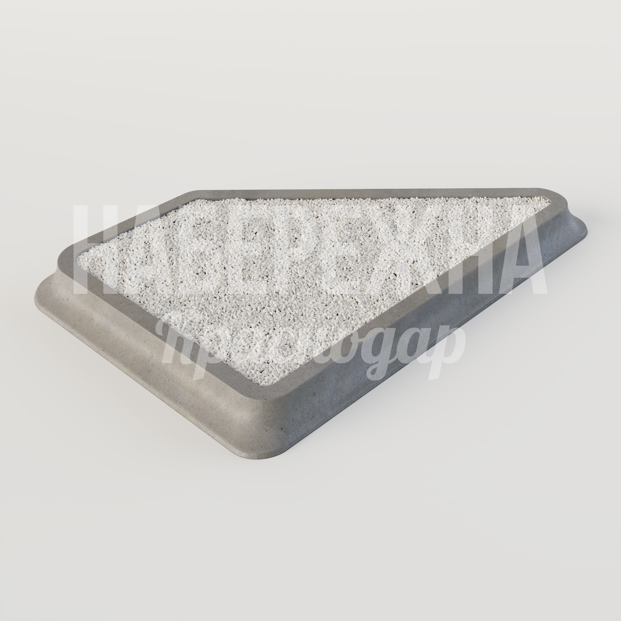 Клумба Håmke — купить, MAF-25.069 | Набережна Клумба Håmke - купить, 5650x8320x530 мм, Бетон