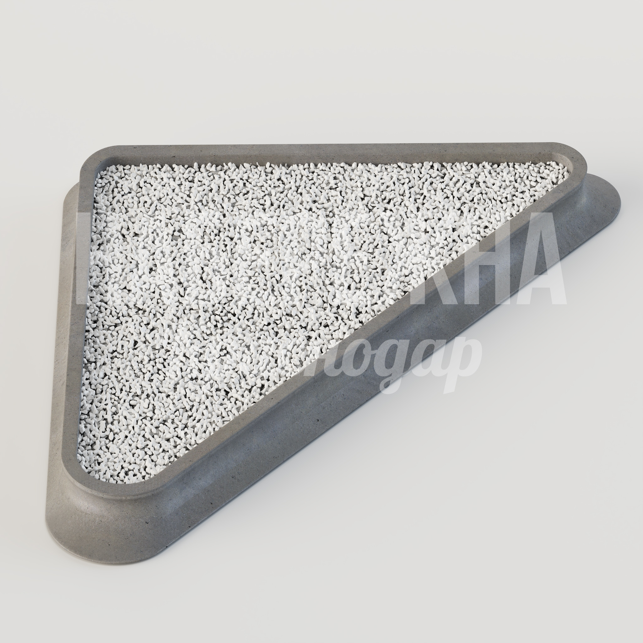 Клумба Nivsisi - купить, 5380x9300x540 мм, Бетон