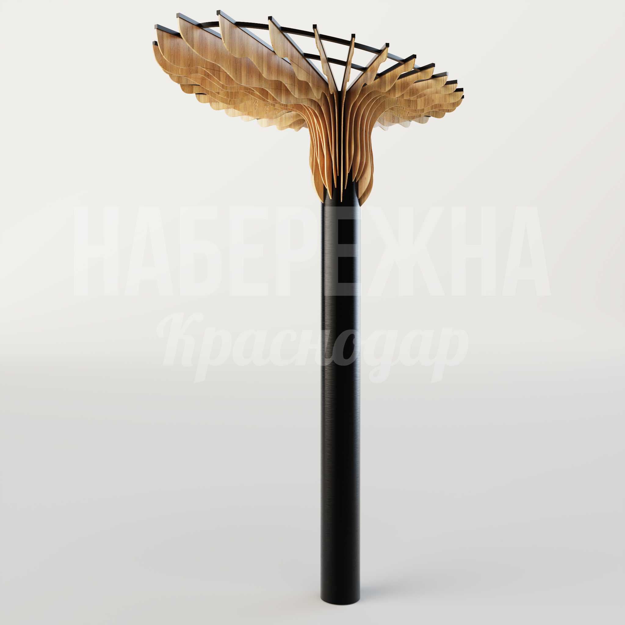 Навес Nejtöfdo - купить, 2400x3750x5000 мм, Металл, Дерево