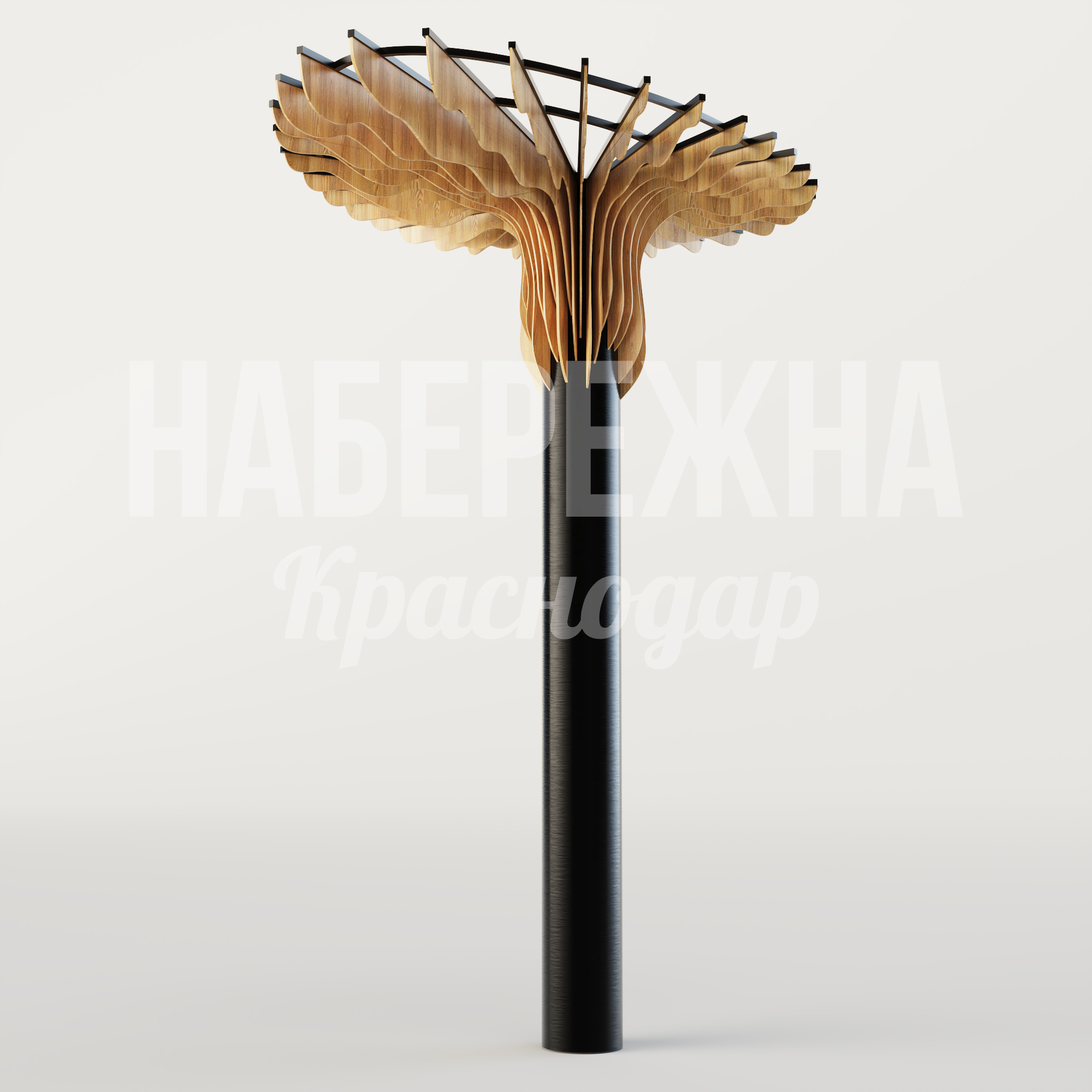 Навес Fecputsö - купить, 2400x3740x4300 мм, Металл, Дерево