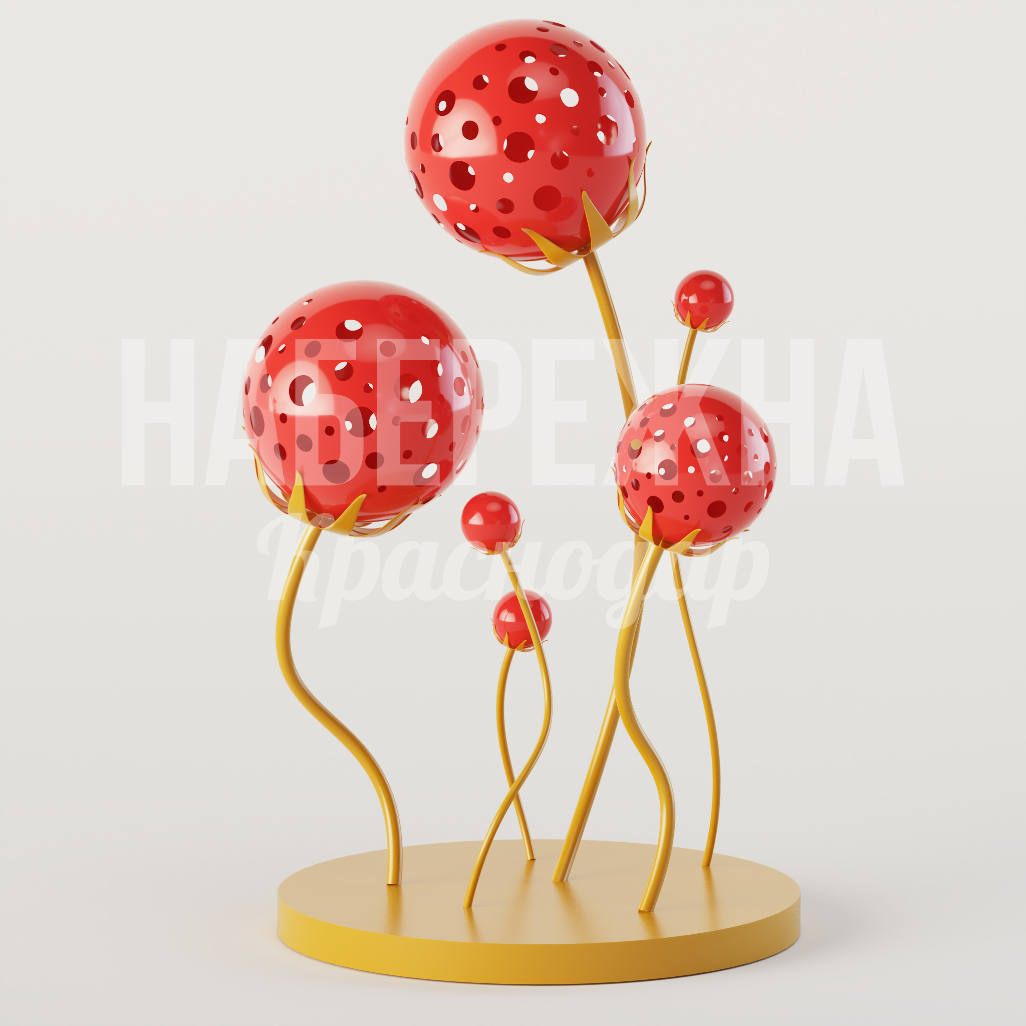 Арт-объект Efpi - заказать, Стеллы, Металл