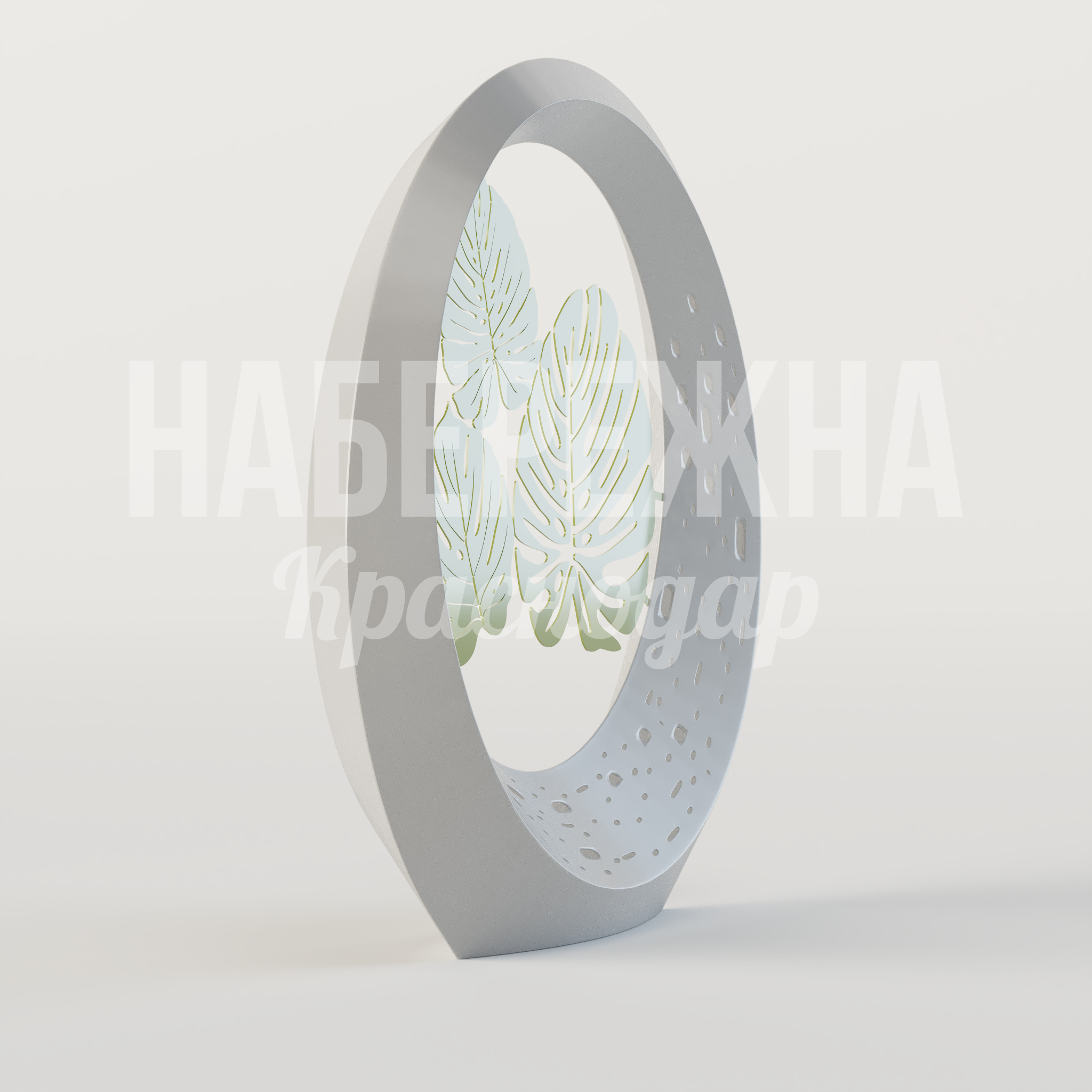 Арт-объект листы Монстеры Eytolfe - заказать, Стеллы, Металл