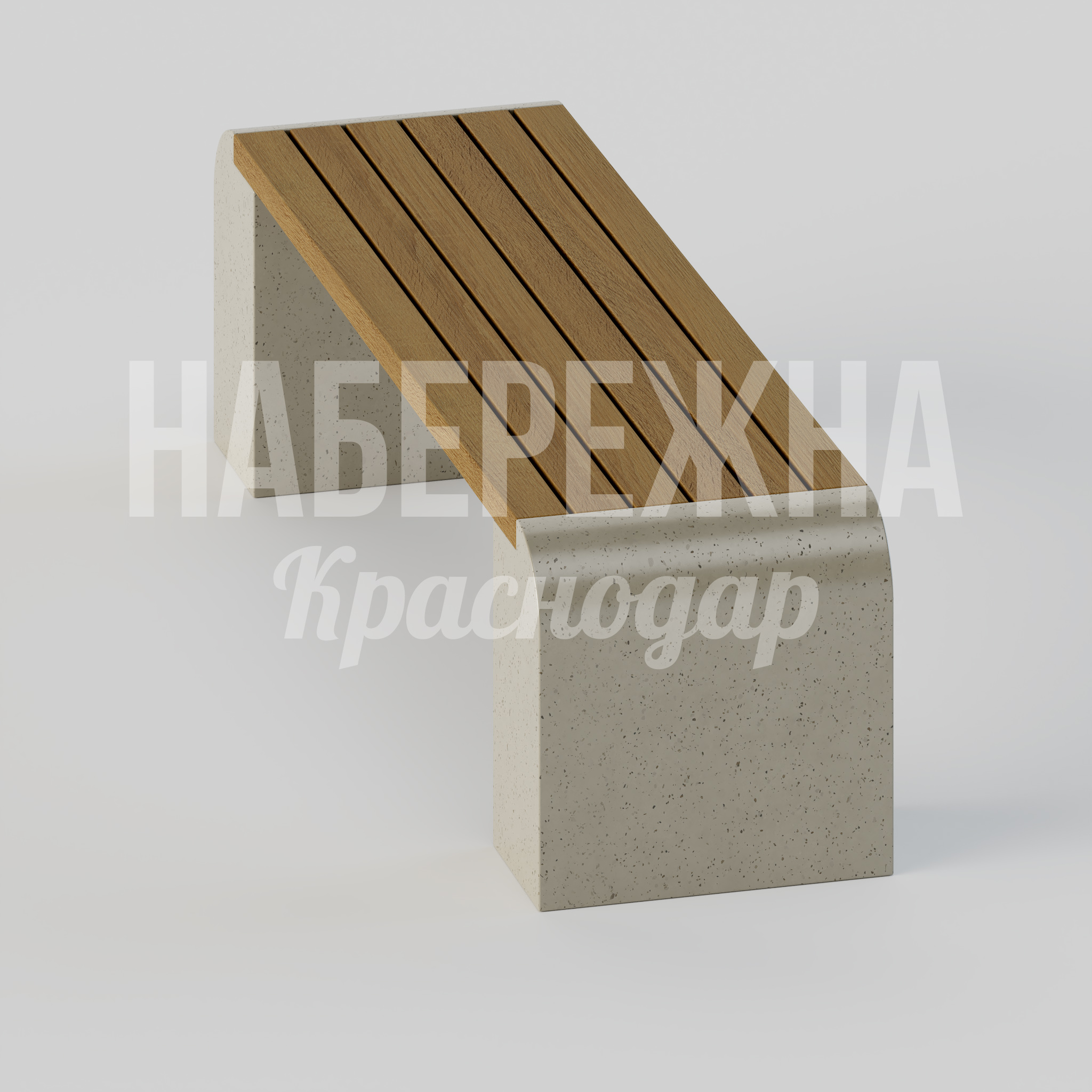 Лавочка Yevbo — купить, MAF-25.111 | Набережна Лавочка Yevbo - заказать, Лавочки, Бетон, Дерево