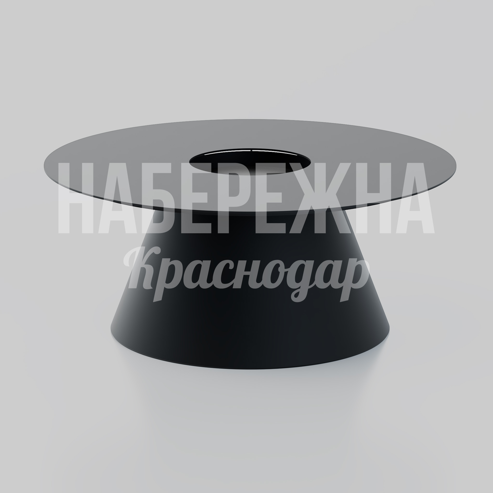 Вазон Culur 1850x1850x750 мм. MAF-25.156 Вазон Culur с объёмной чашей для крупных растений. Порошковая окраска в любой цвет RAL. Для парков и площадей.