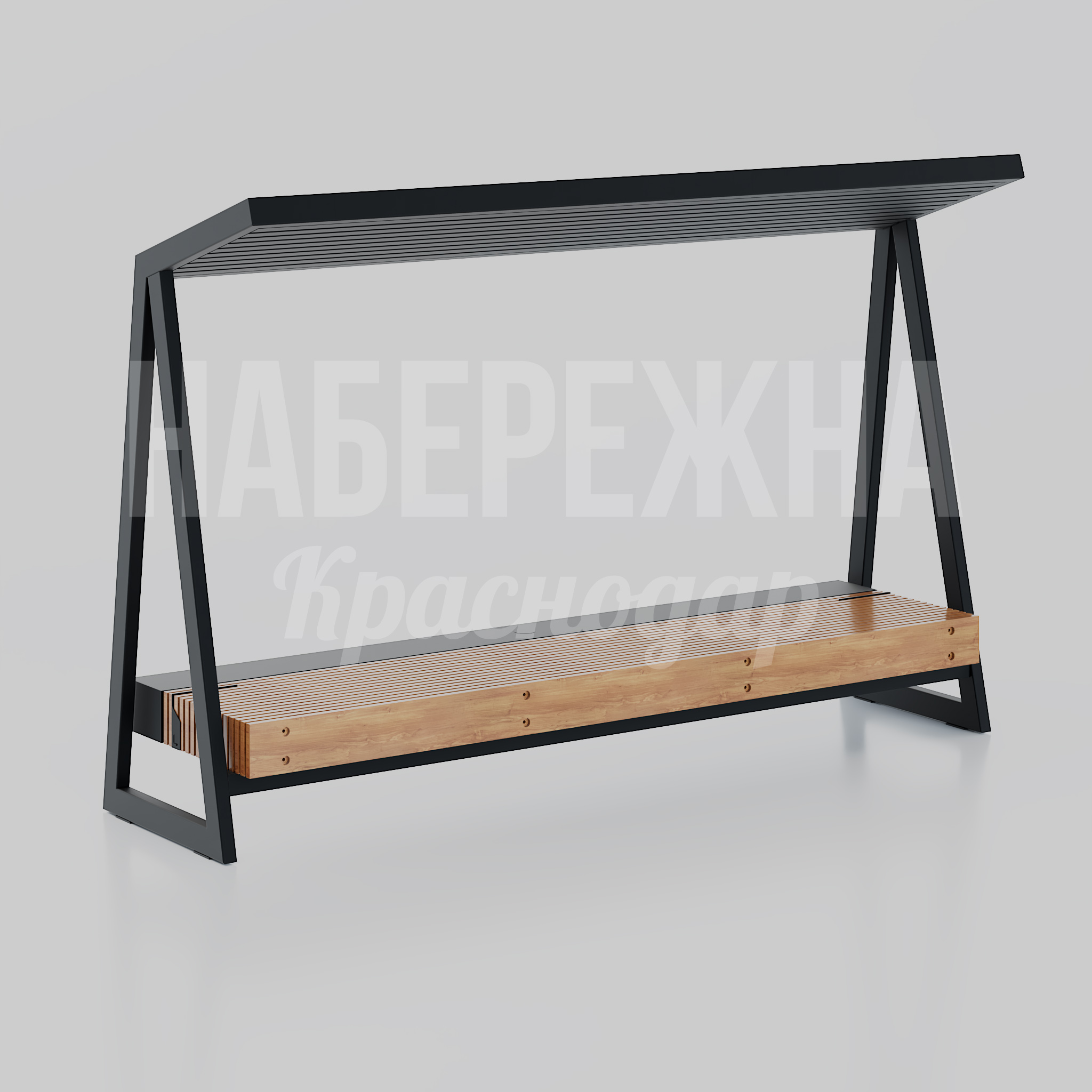 Лавка с навесом Hanhifum - фото 1