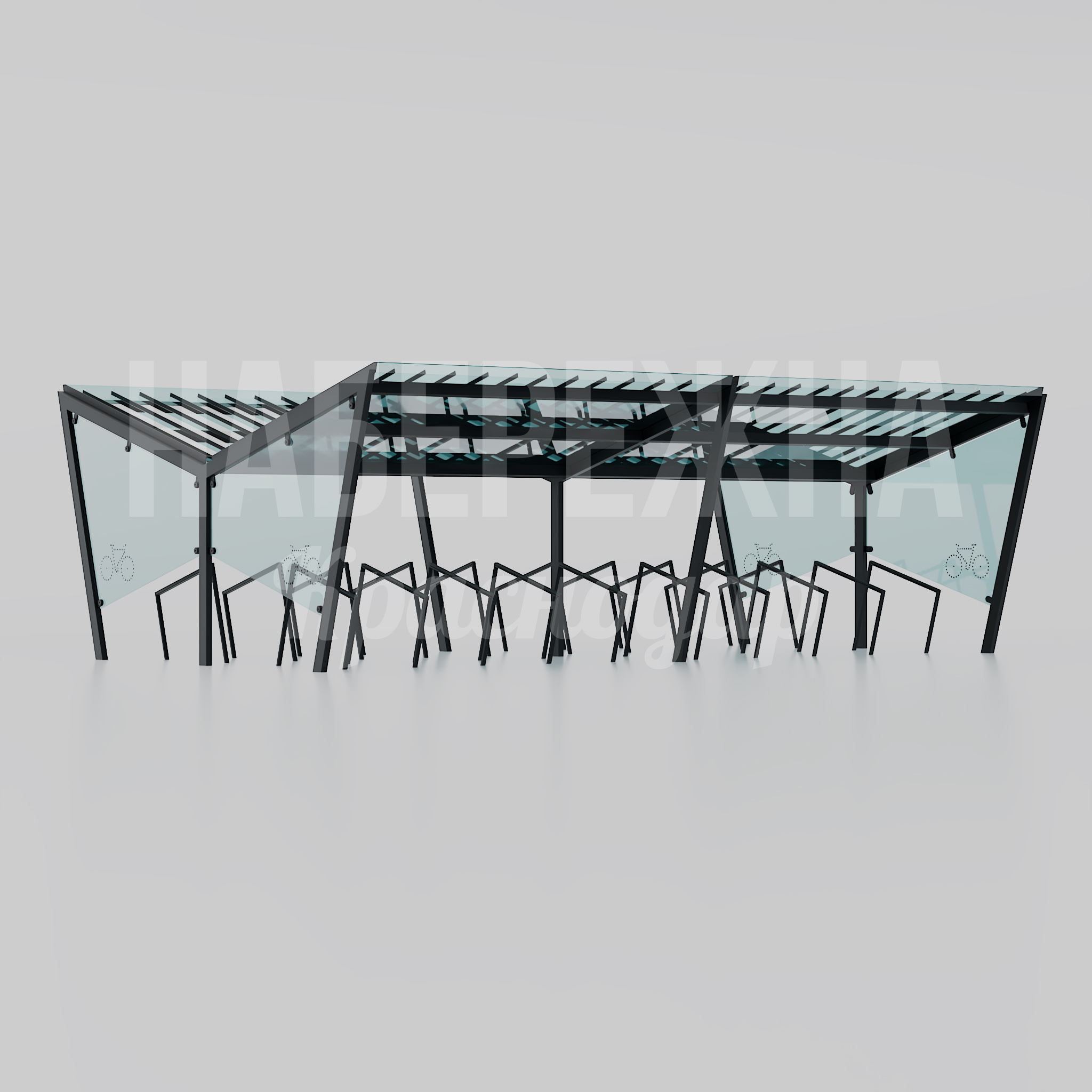 Крытая велопарковка Aica - фото 1