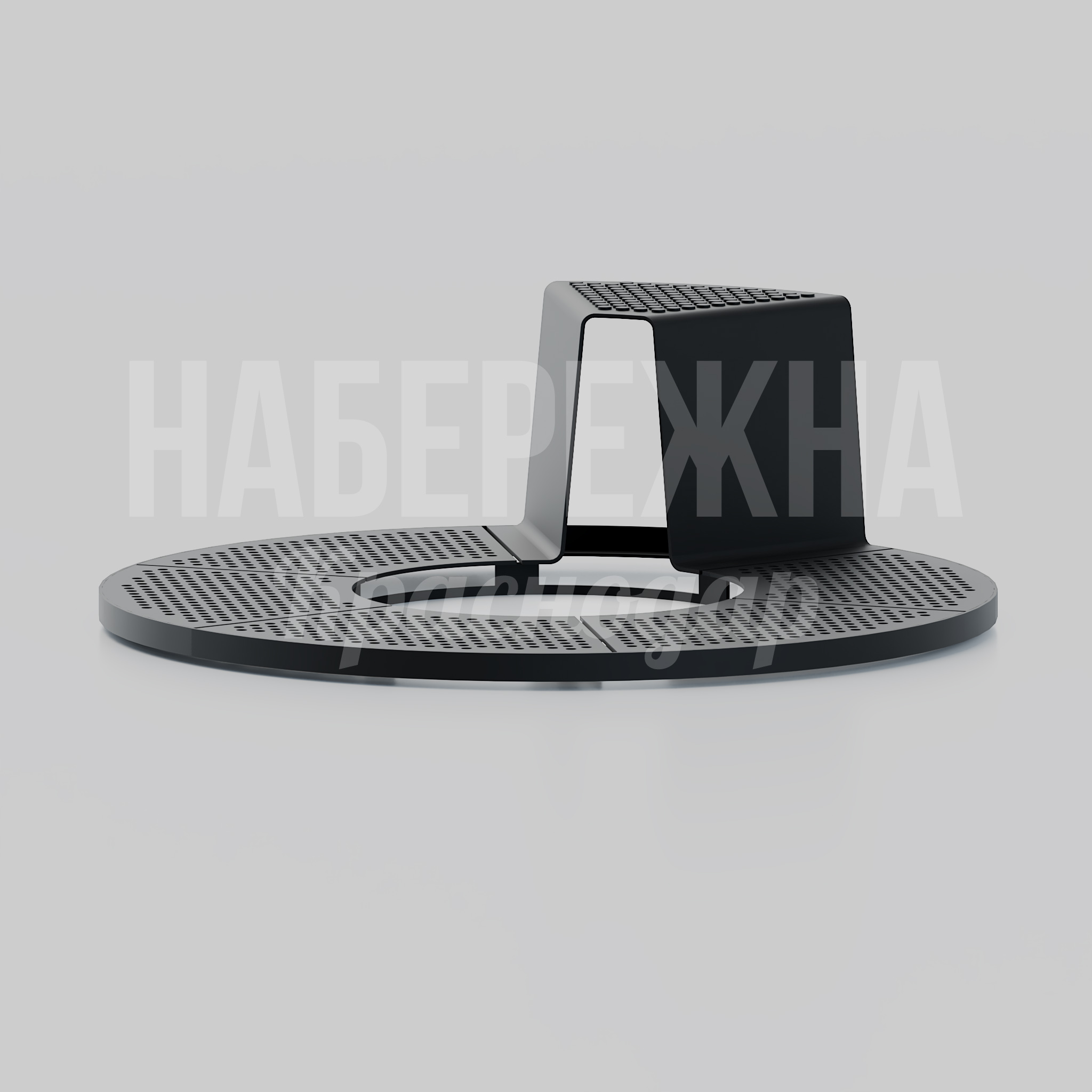 Приствольная решетка с сиденьем Feco - фото 1