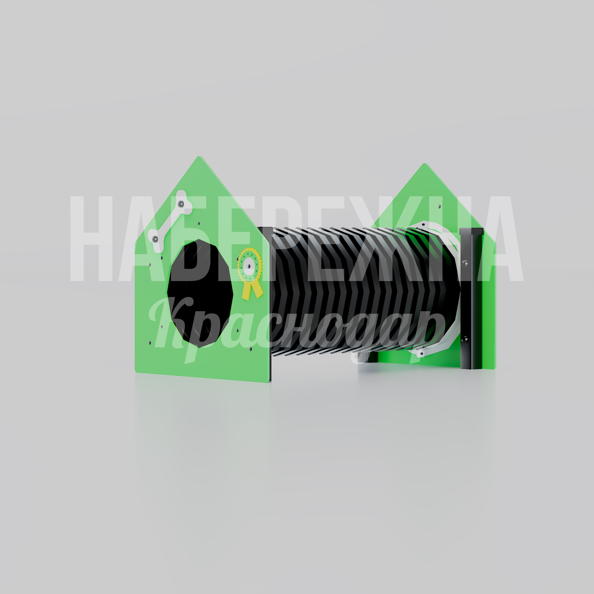 Туннель Pasku для собак 1000x1570x1450 мм. MAF-26.020e Туннель для собак с ярким дизайном. Гофрированная труба для активных игр. Устойчивая конструкция для площадок.