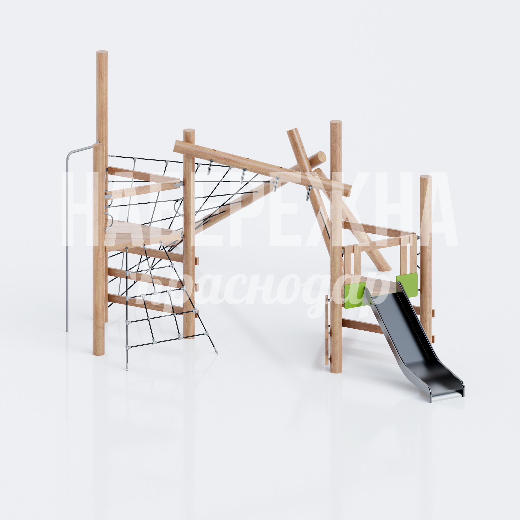 Детский канатный комплекс с горкой Paejig Детский канатный комплекс с горкой Paejig