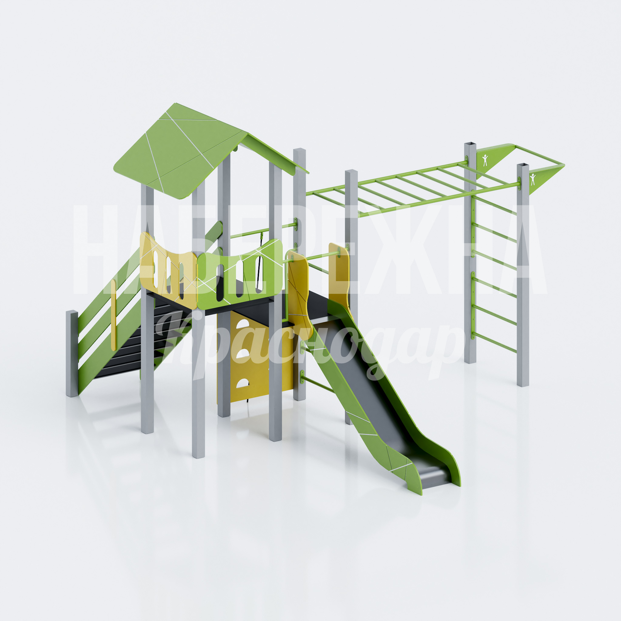 Детская горка с рукоходом Hik