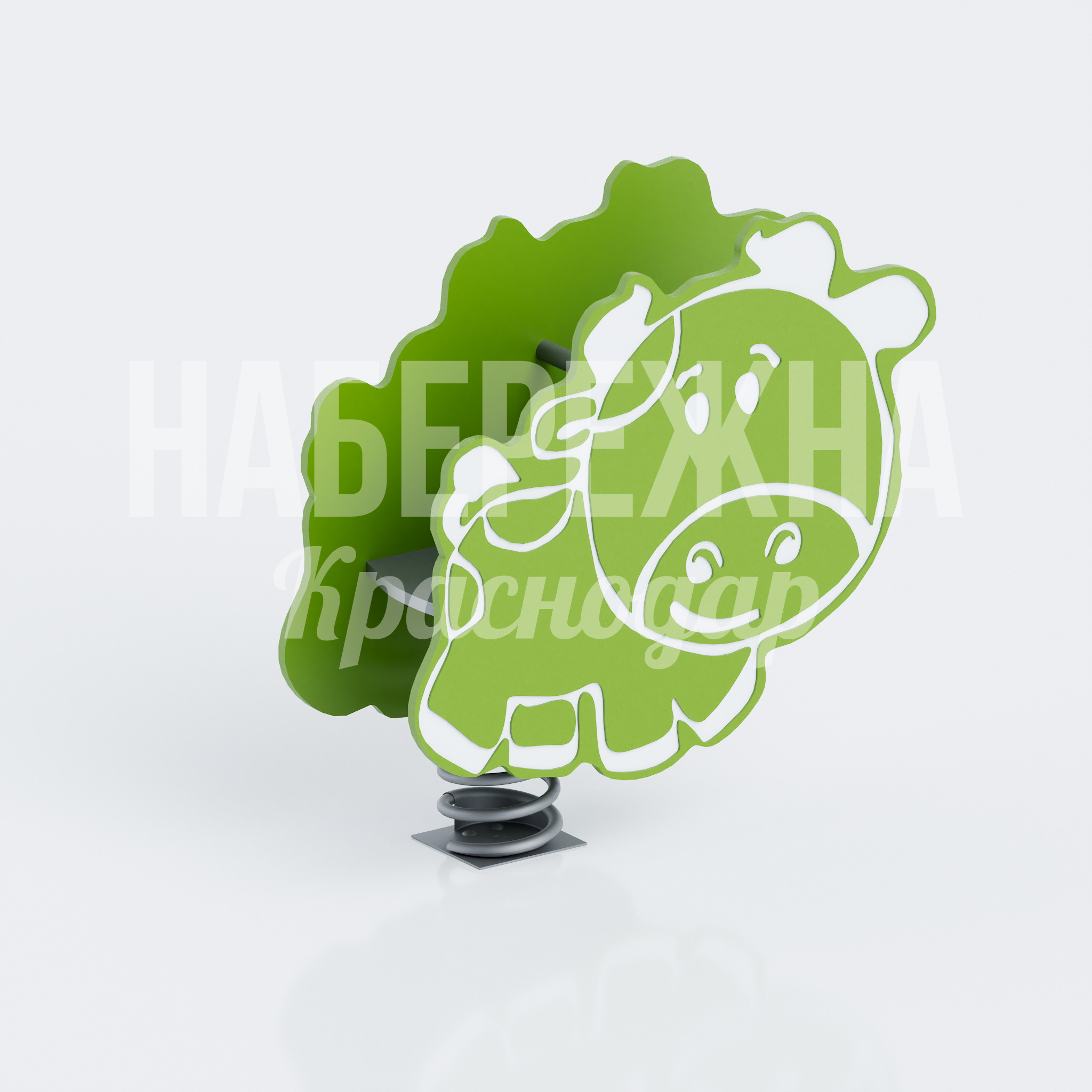 Пружинная качалка Коровка Sibyöh