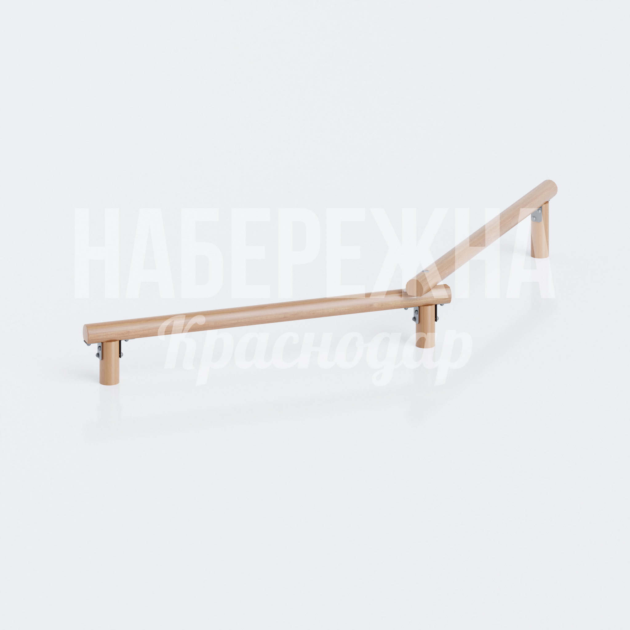 Бум бревно 2 сегментное Tebmu