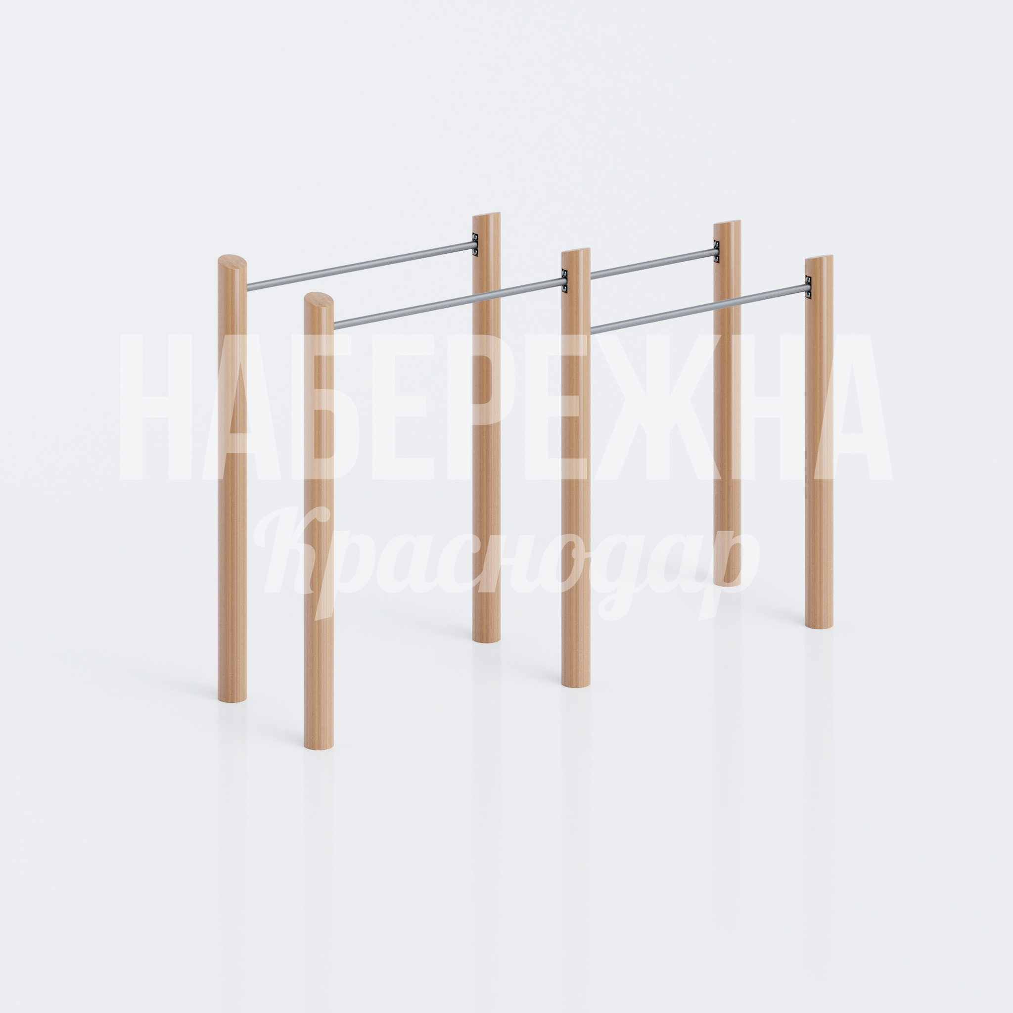 Уличные брусья разноуровневые Yedci