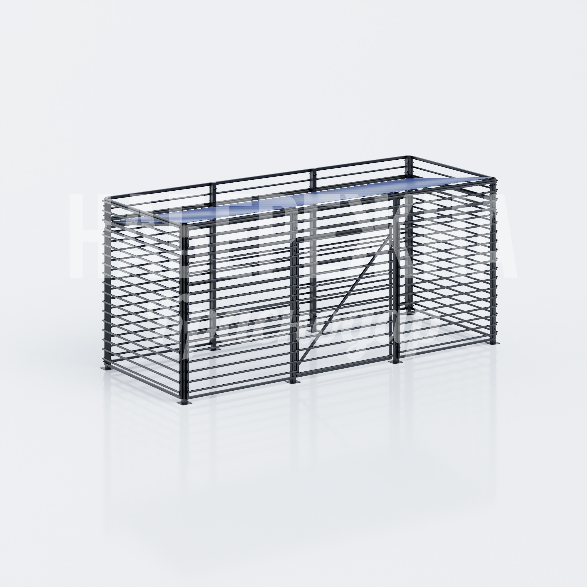 Ограждение площадки ТБО Irhu