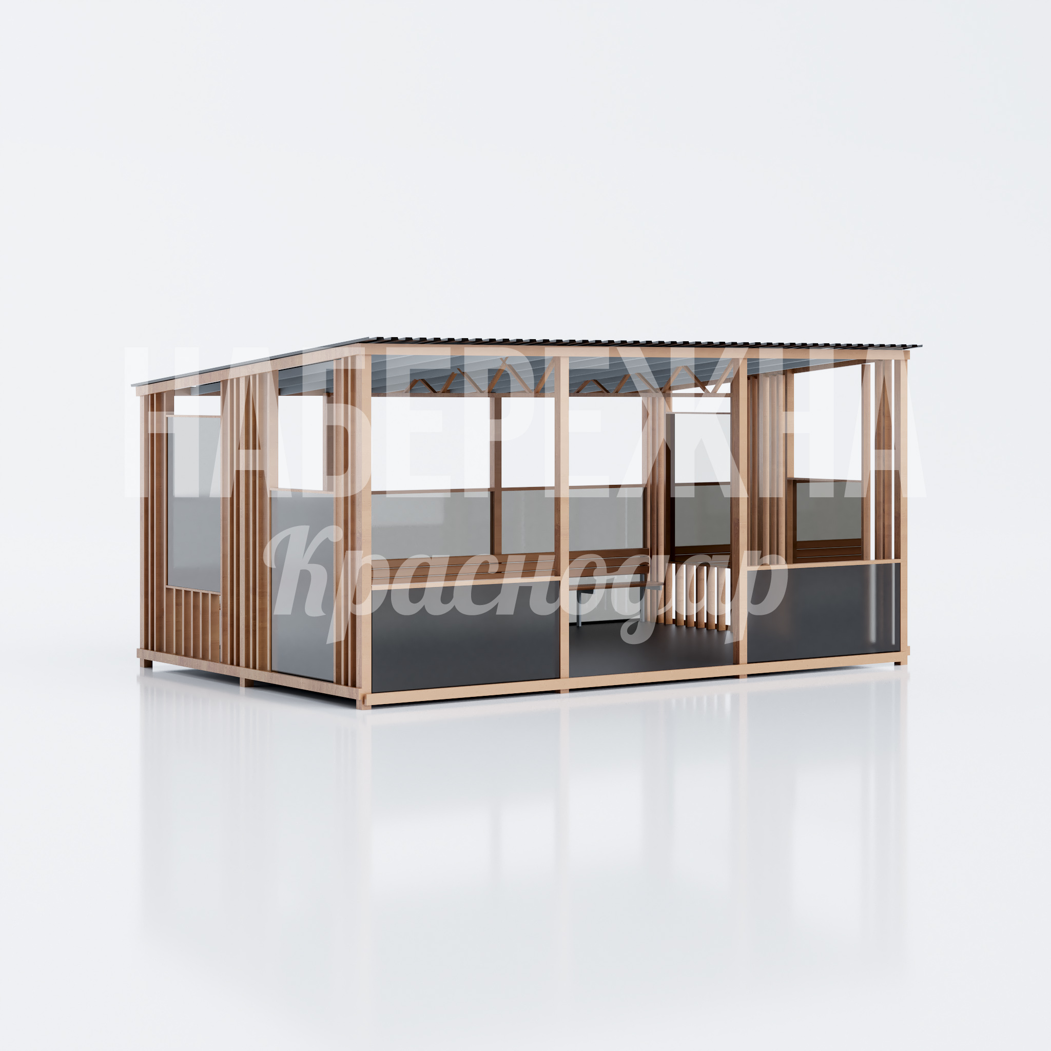 Веранда деревянная Kåycölta