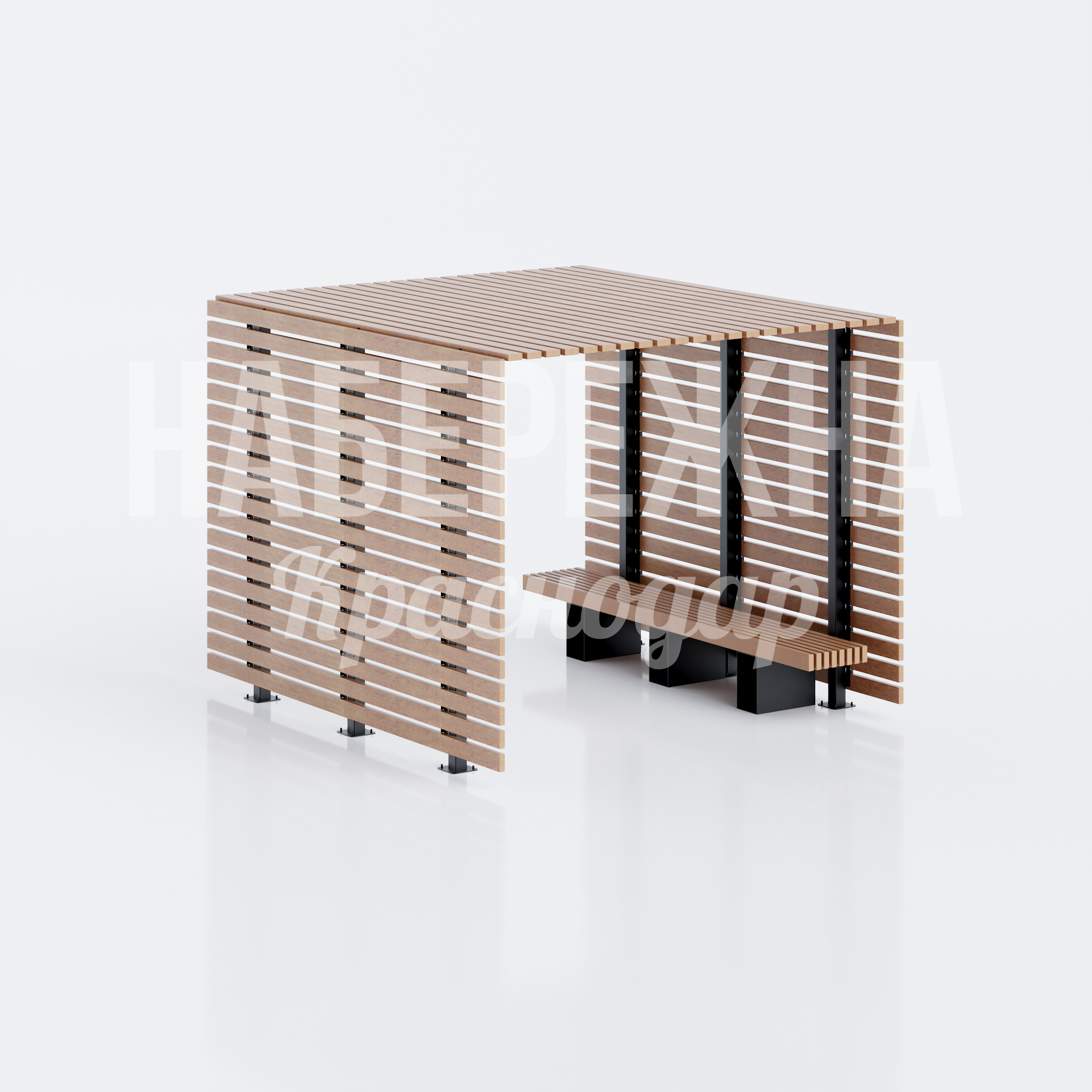 Беседка квадратная Nåtmadpu