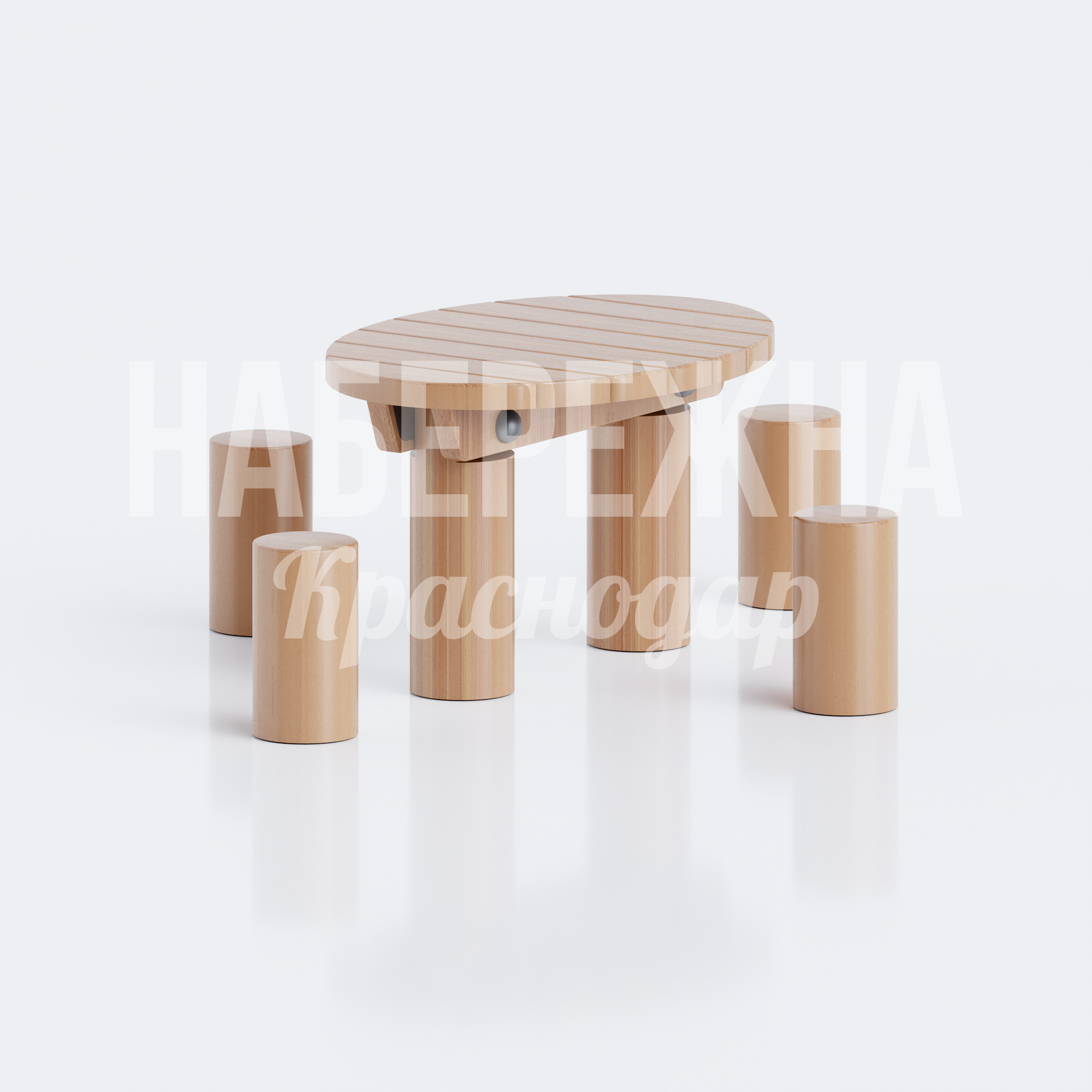 Набор мебели для детской площадки Pinfivis