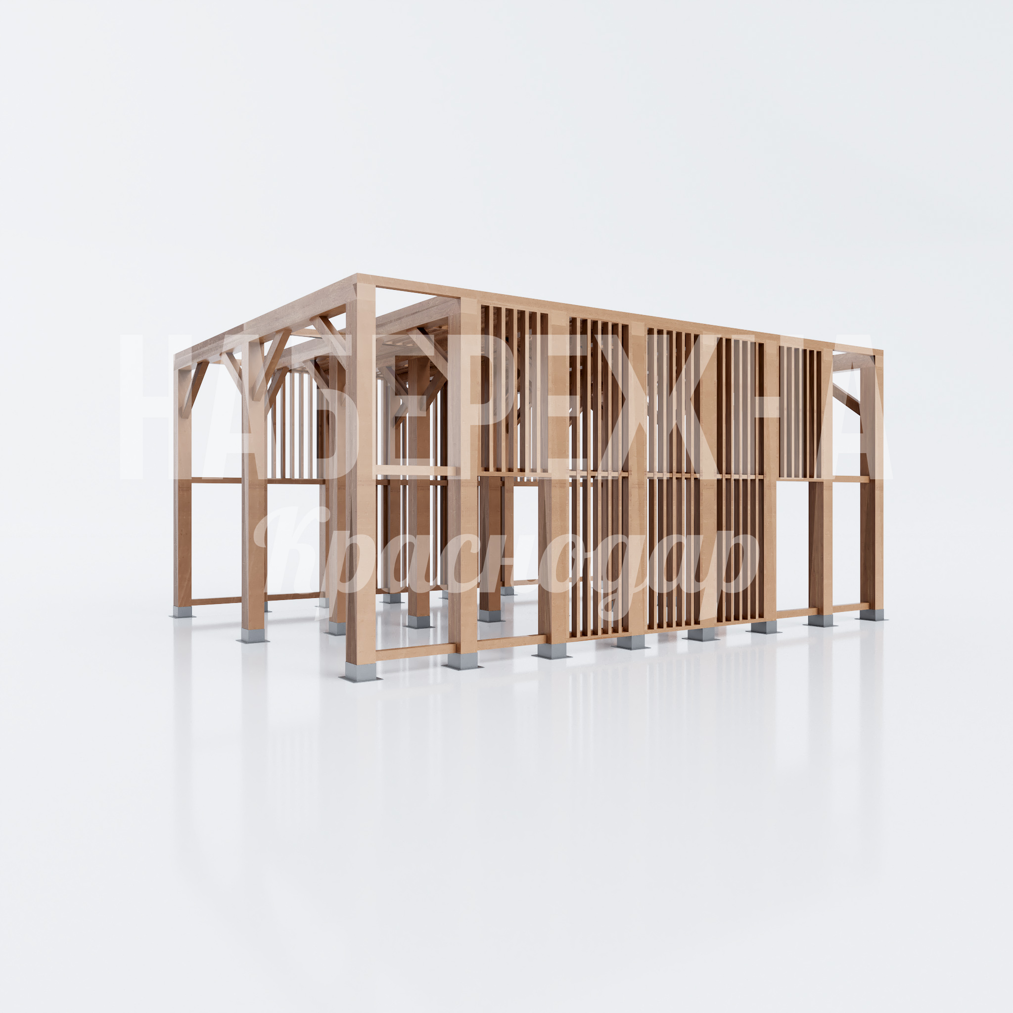 Входная группа из дерева Nutuful