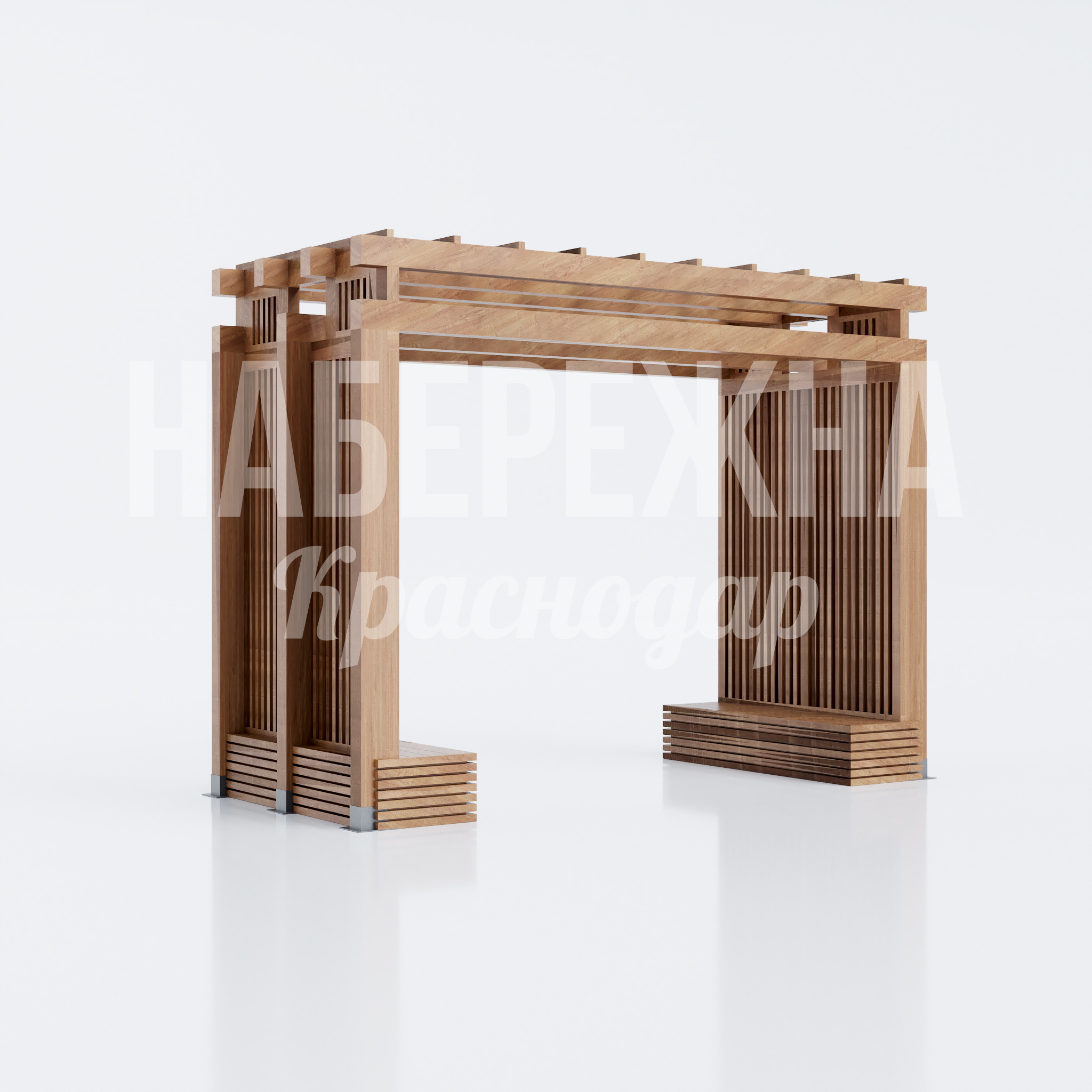 Деревянная пергола Dohlorlu