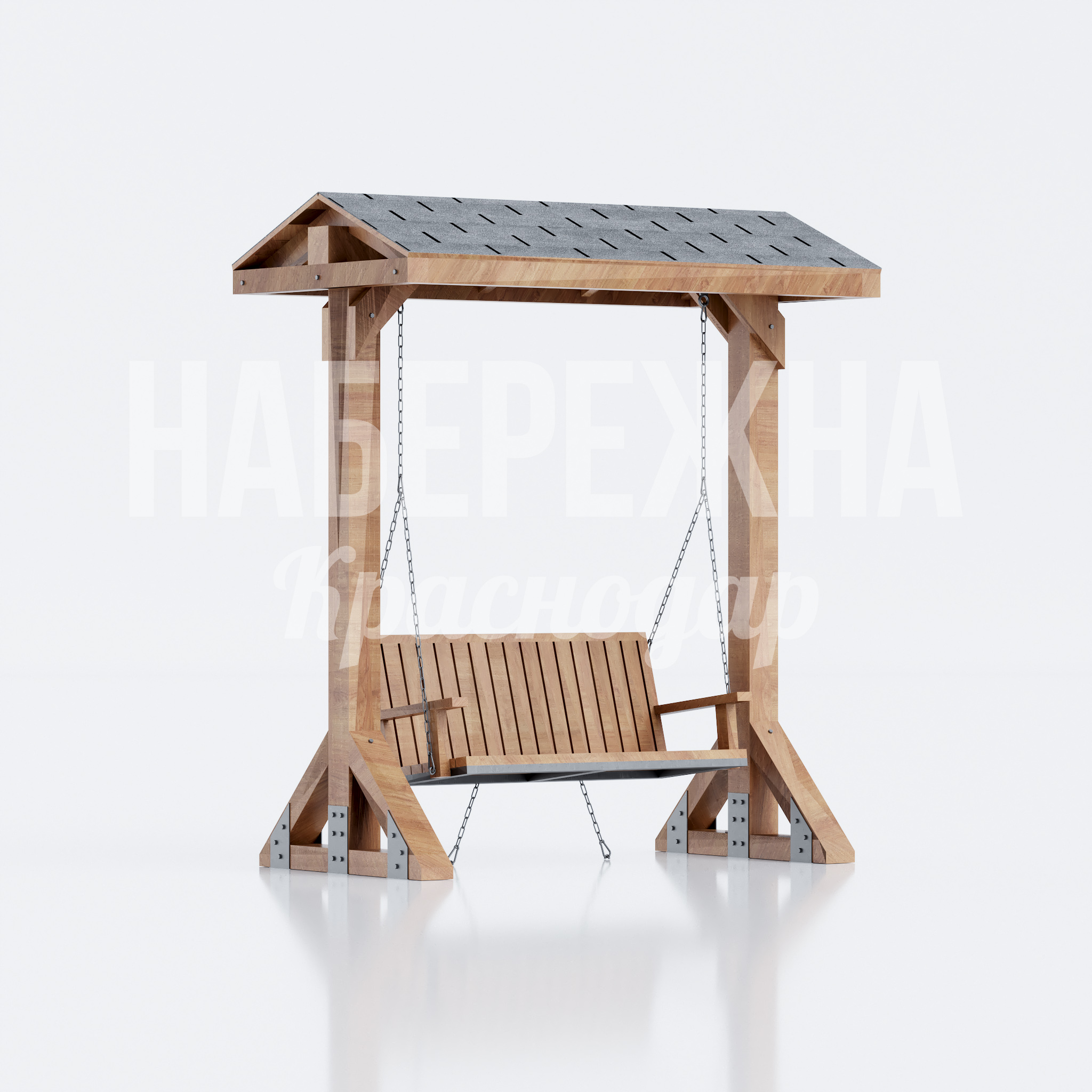 Качели из дерева Feop