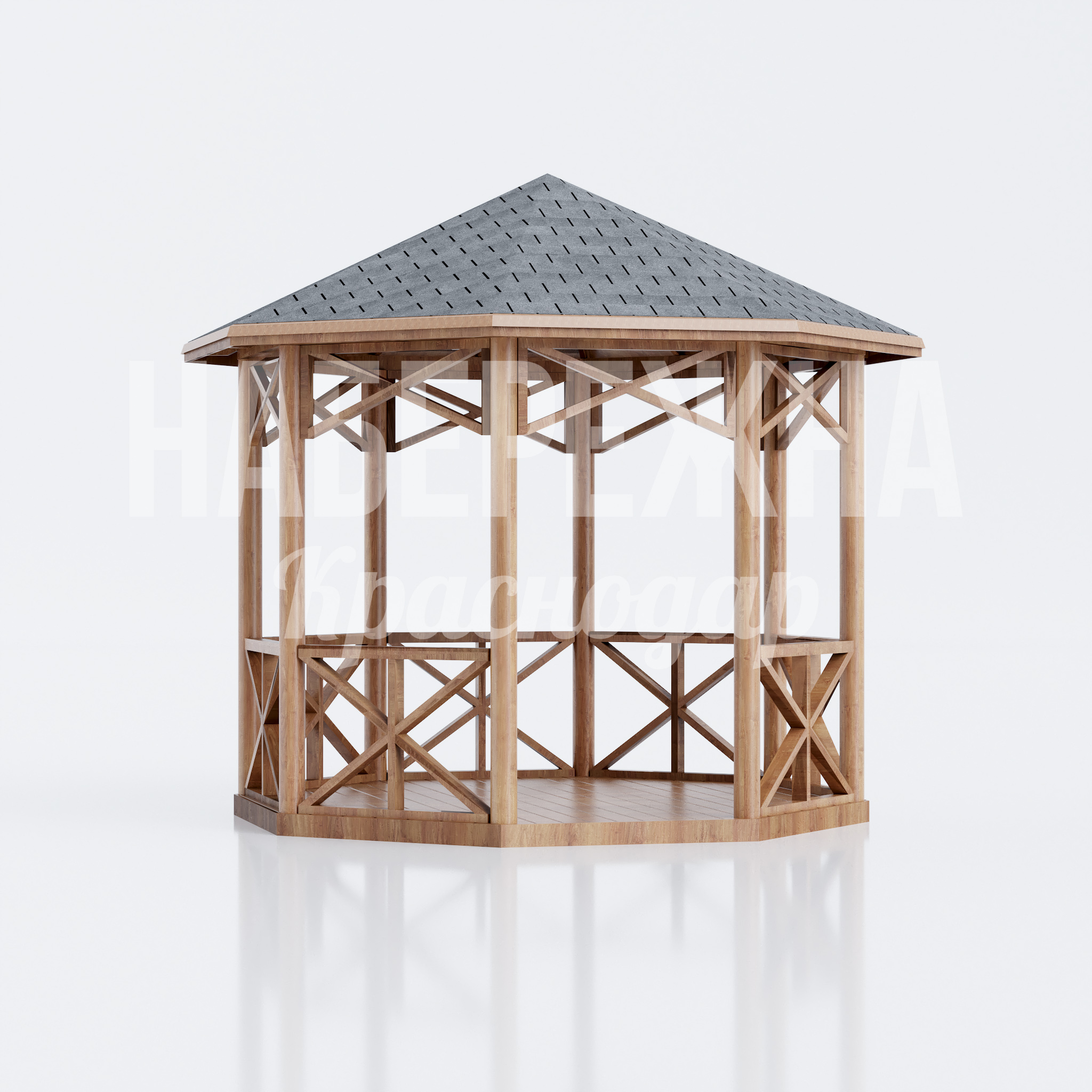Деревянная беседка Isja