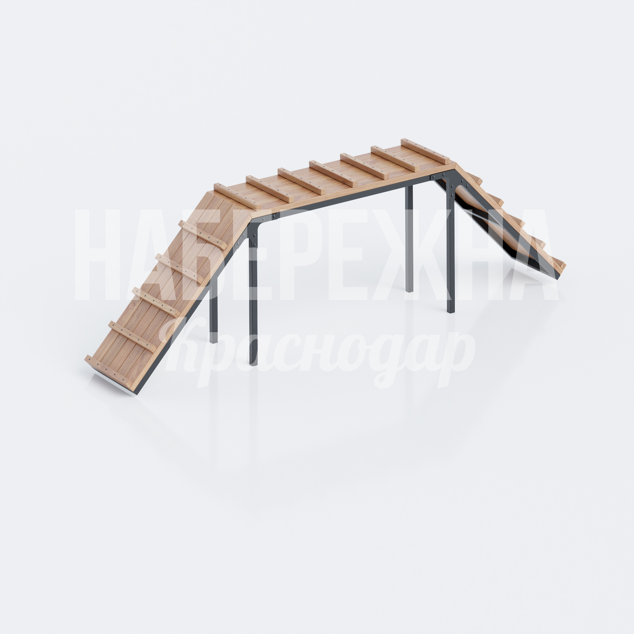 Трамплин помост узкий для собак Boolgi