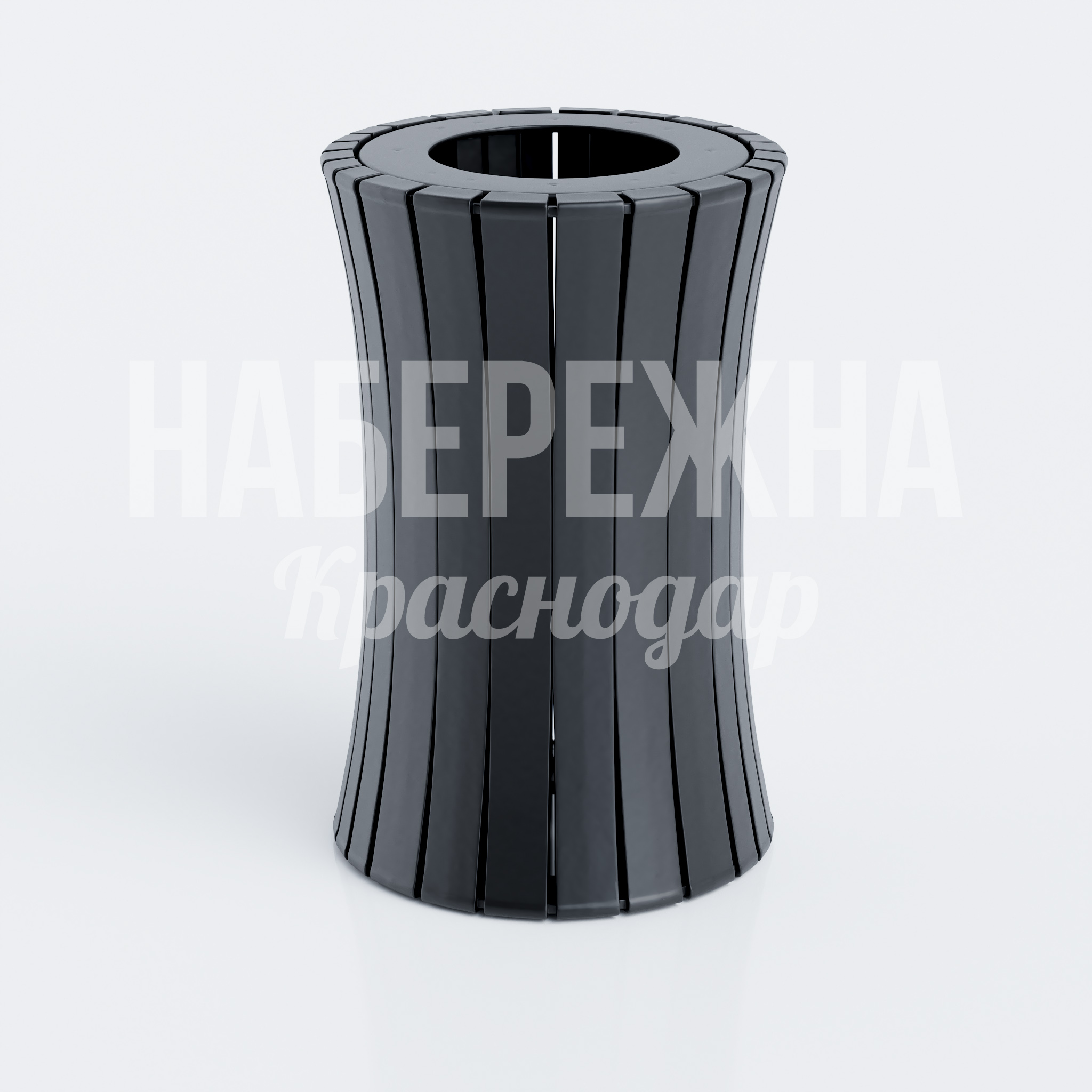 Урна Uodso вертикальная из нержавейки