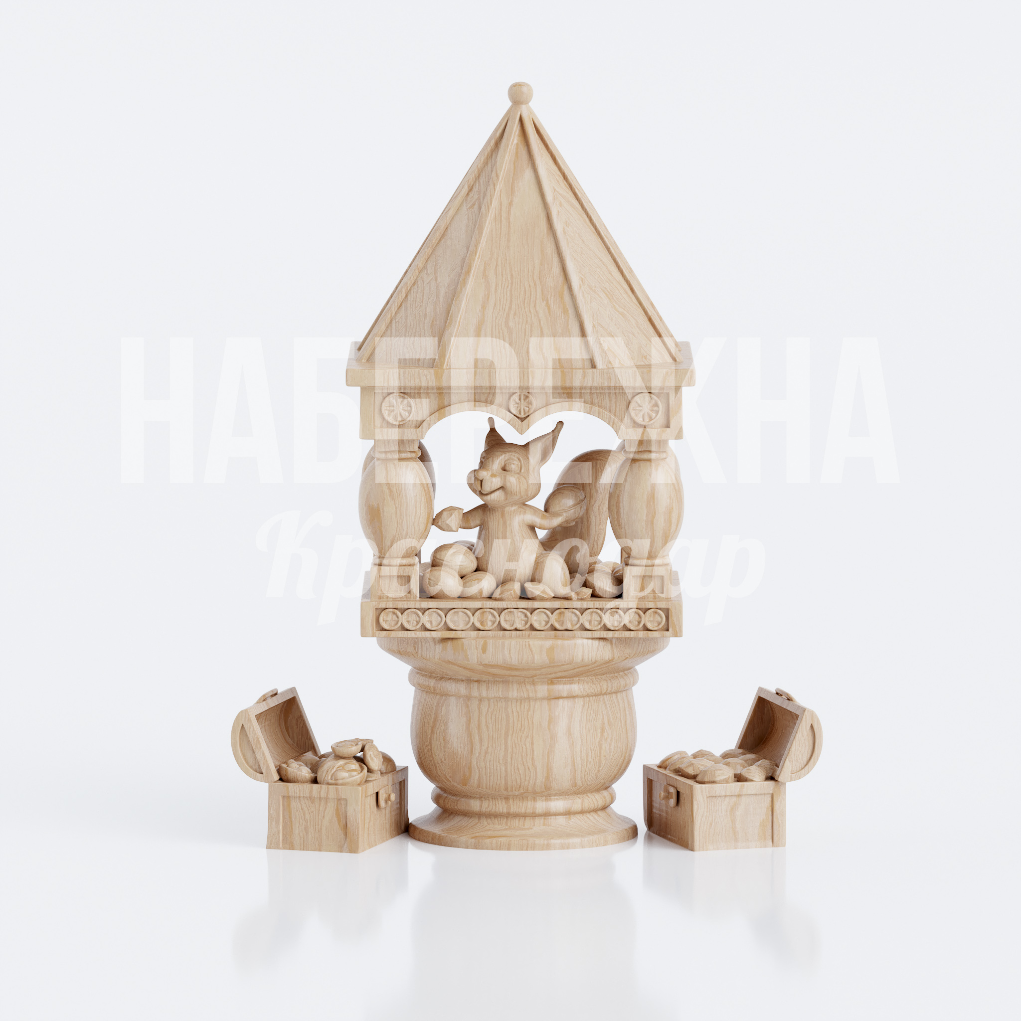 Белочка с самоцветами из сказки о Царе Салтане