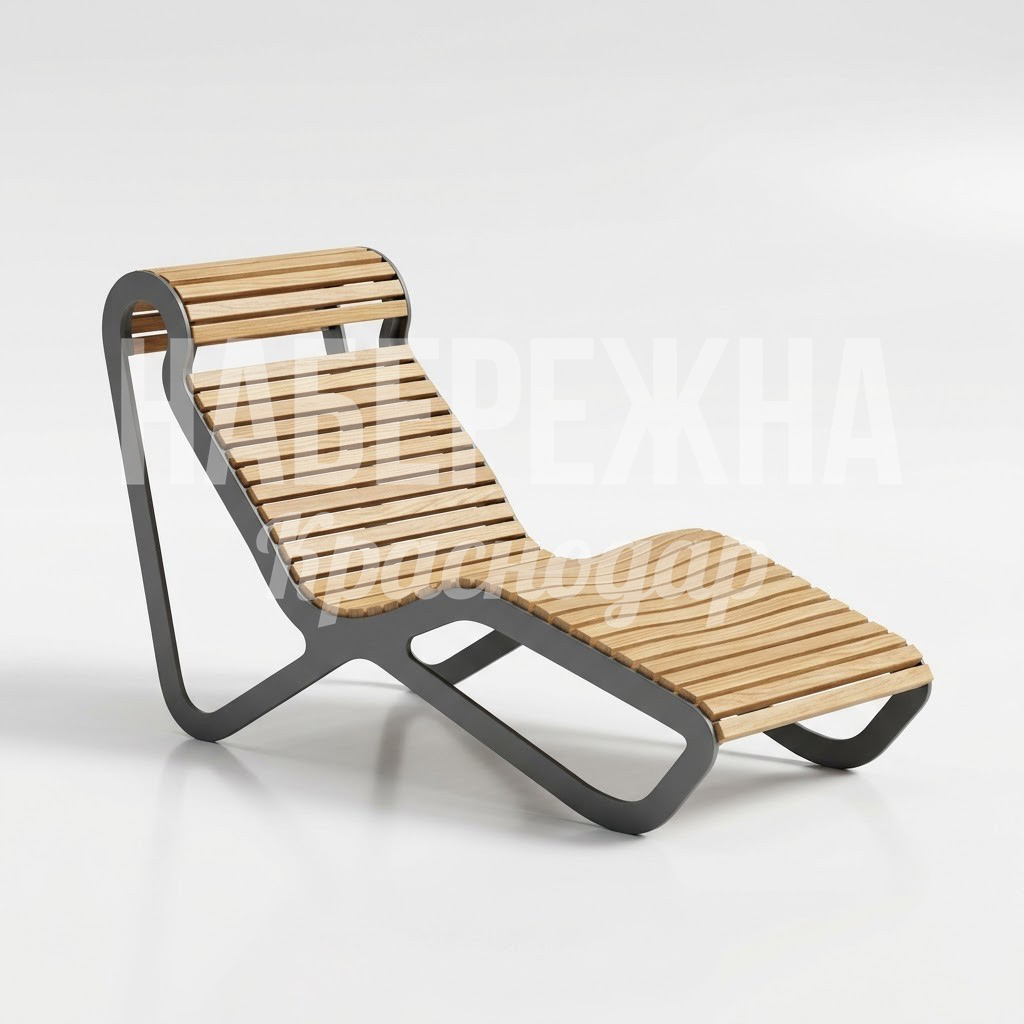 Лежак с подголовником Poysem