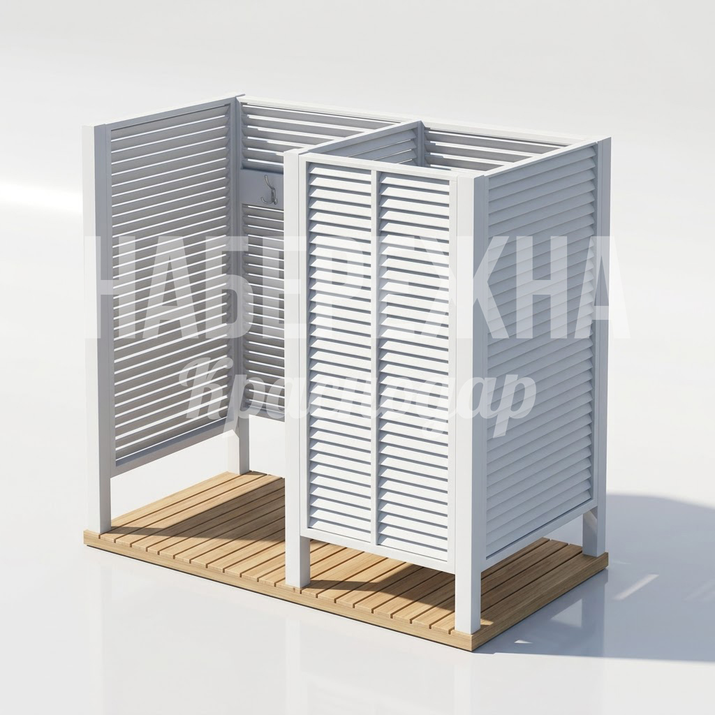 Пляжная раздевалка "Дизайн код Сочи" Dumnoeshi