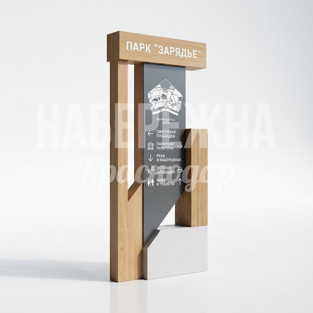 Навигационная стела для сквера Båabol