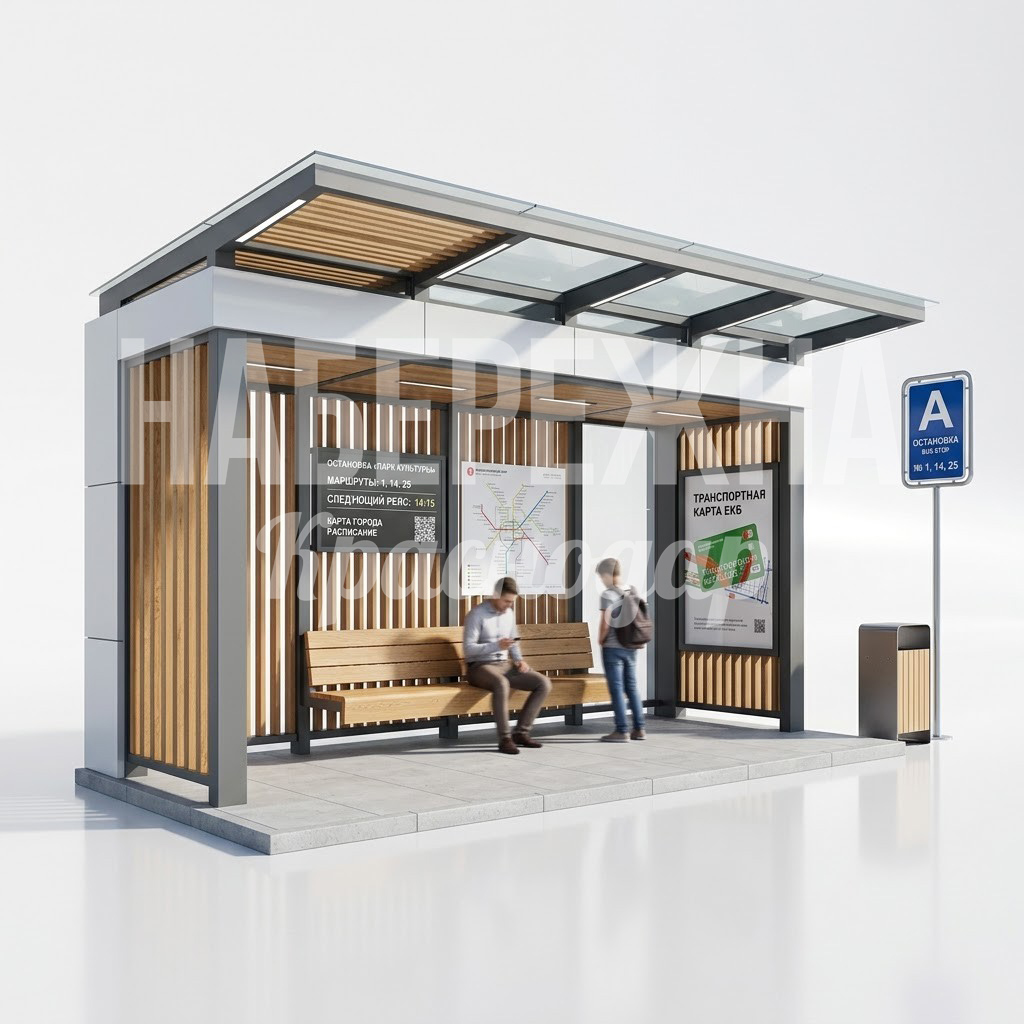 Остановочный павильон Dåf