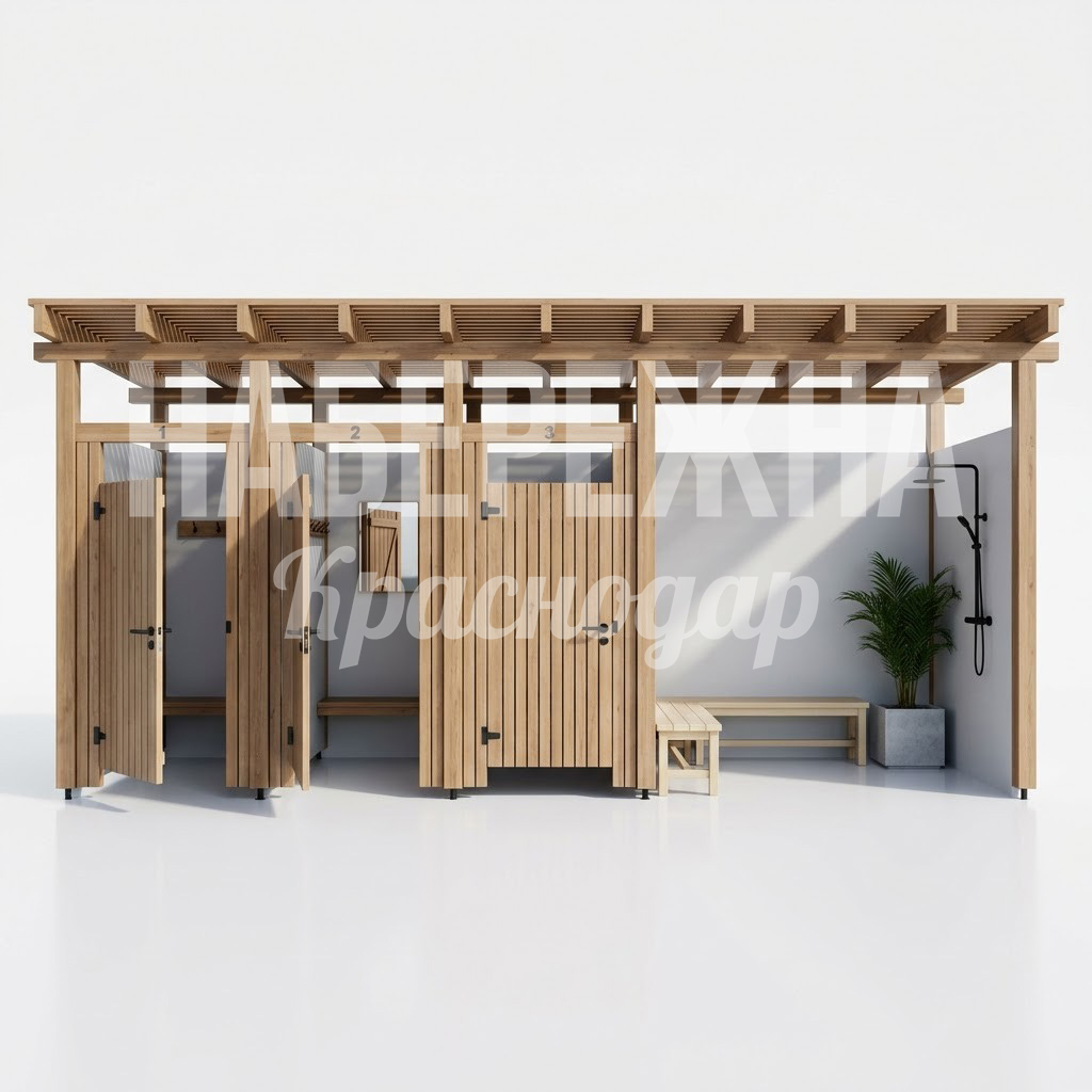 Кабинка для переодевания с душем Kec