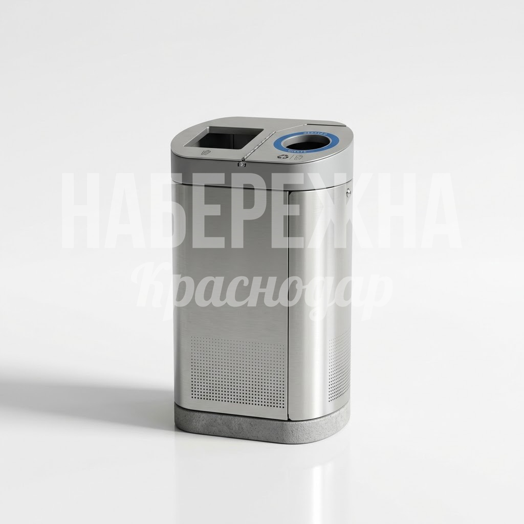 Уличная урна из нержавейки Båcipbev