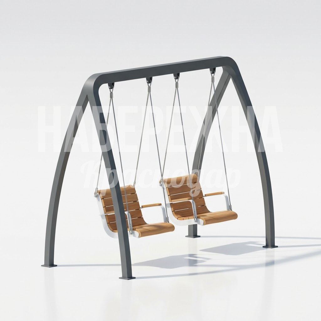 Металлические качели для улицы Mehmeti