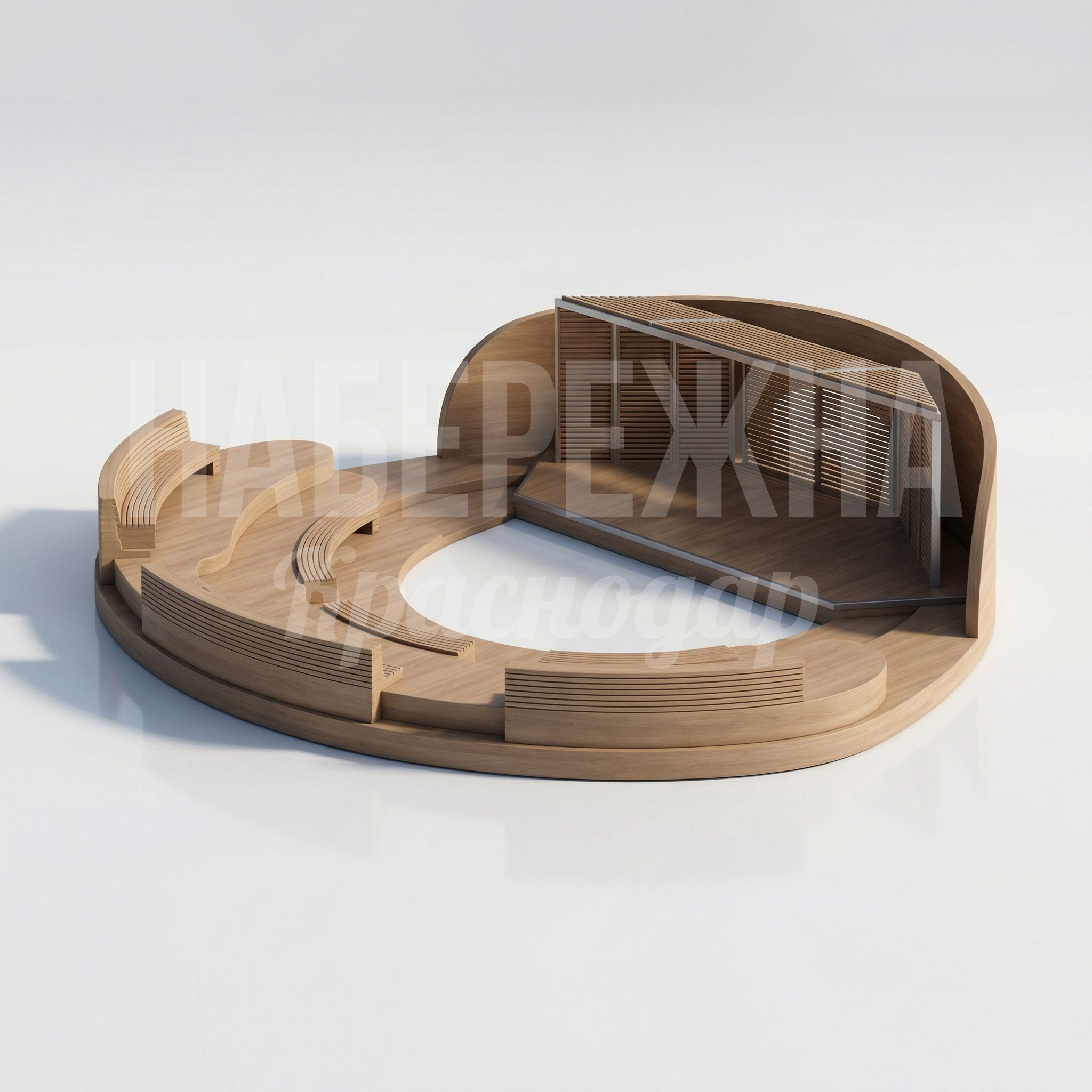 Амфитеатр со сценой Ublarde