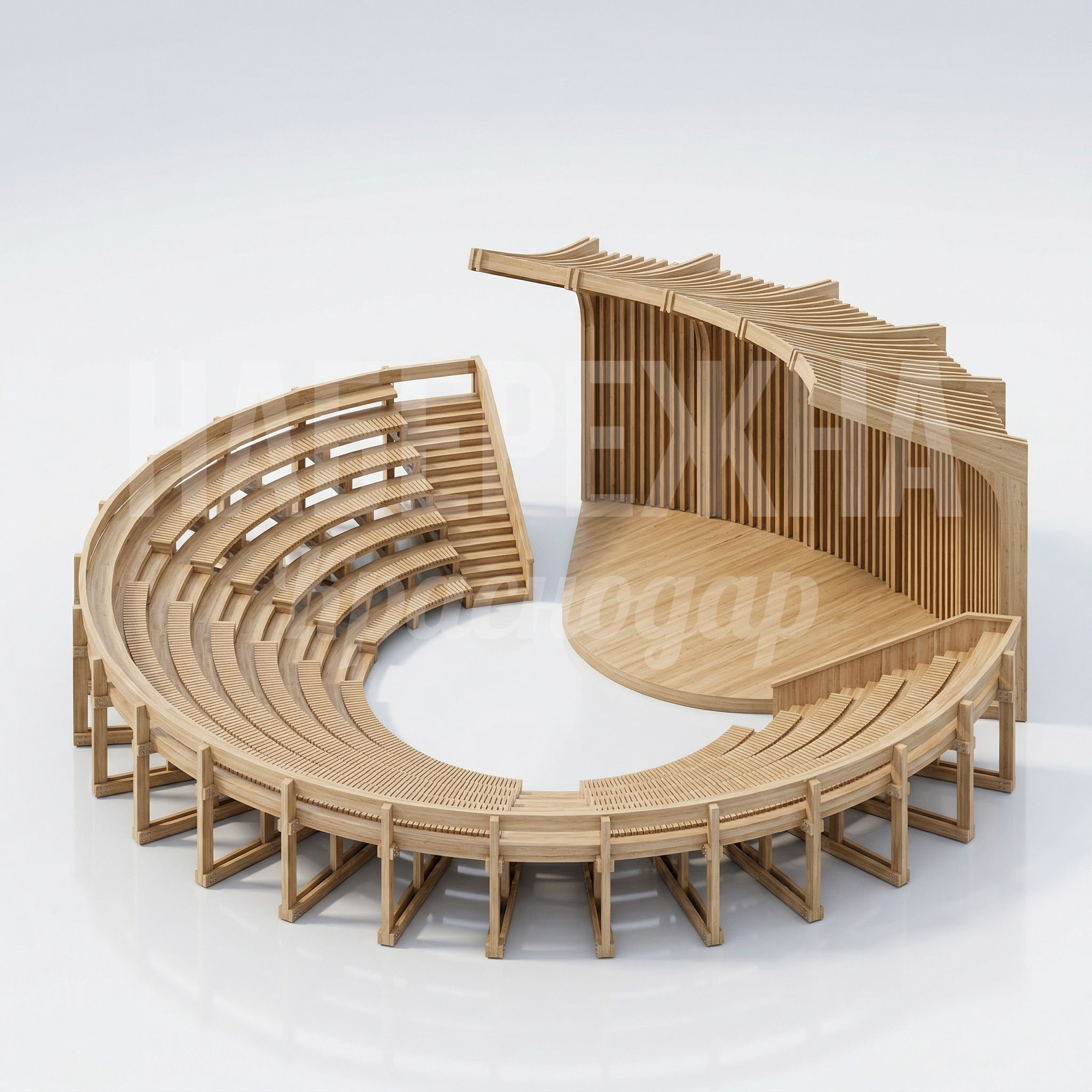 Амфитеатр со сценой парковый Livmusyö