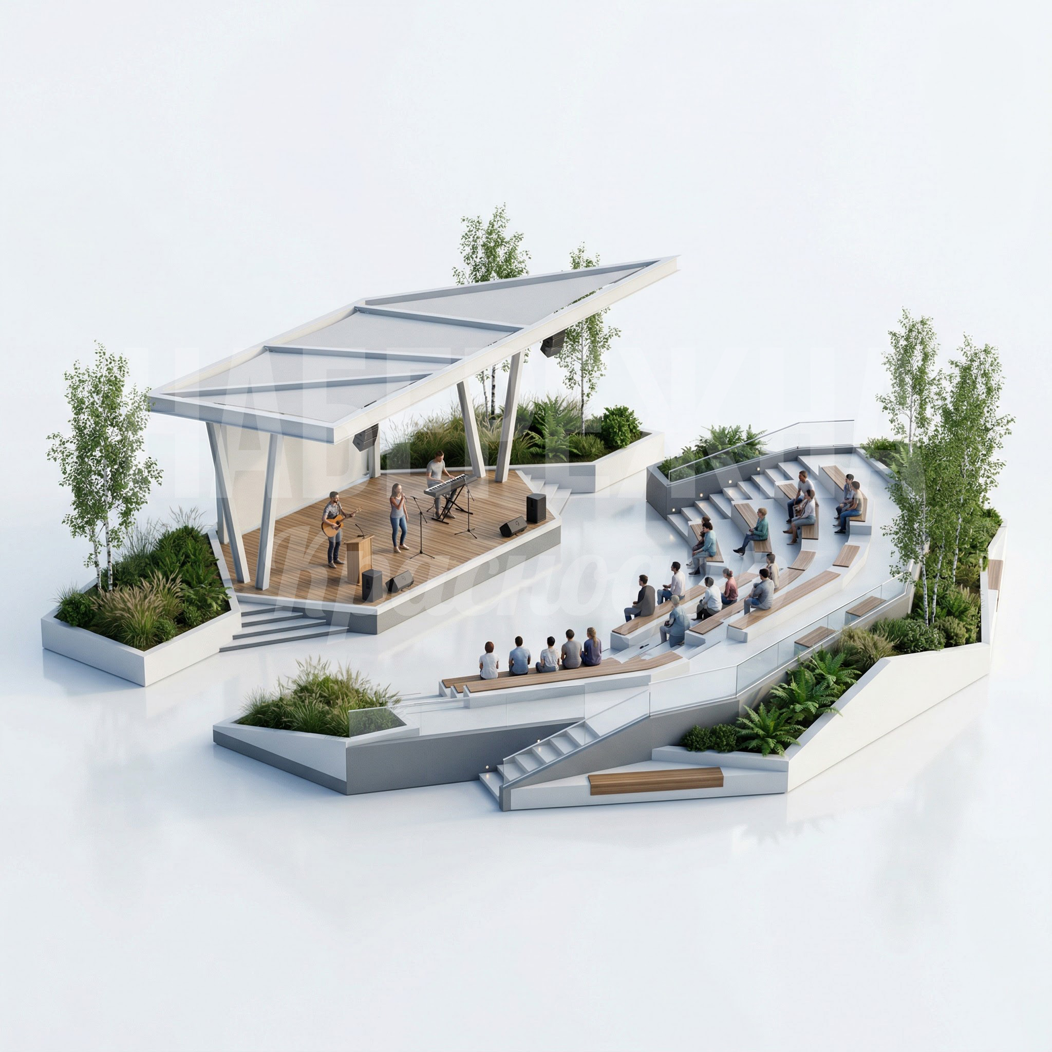 Парковая сцена Håsyofyu