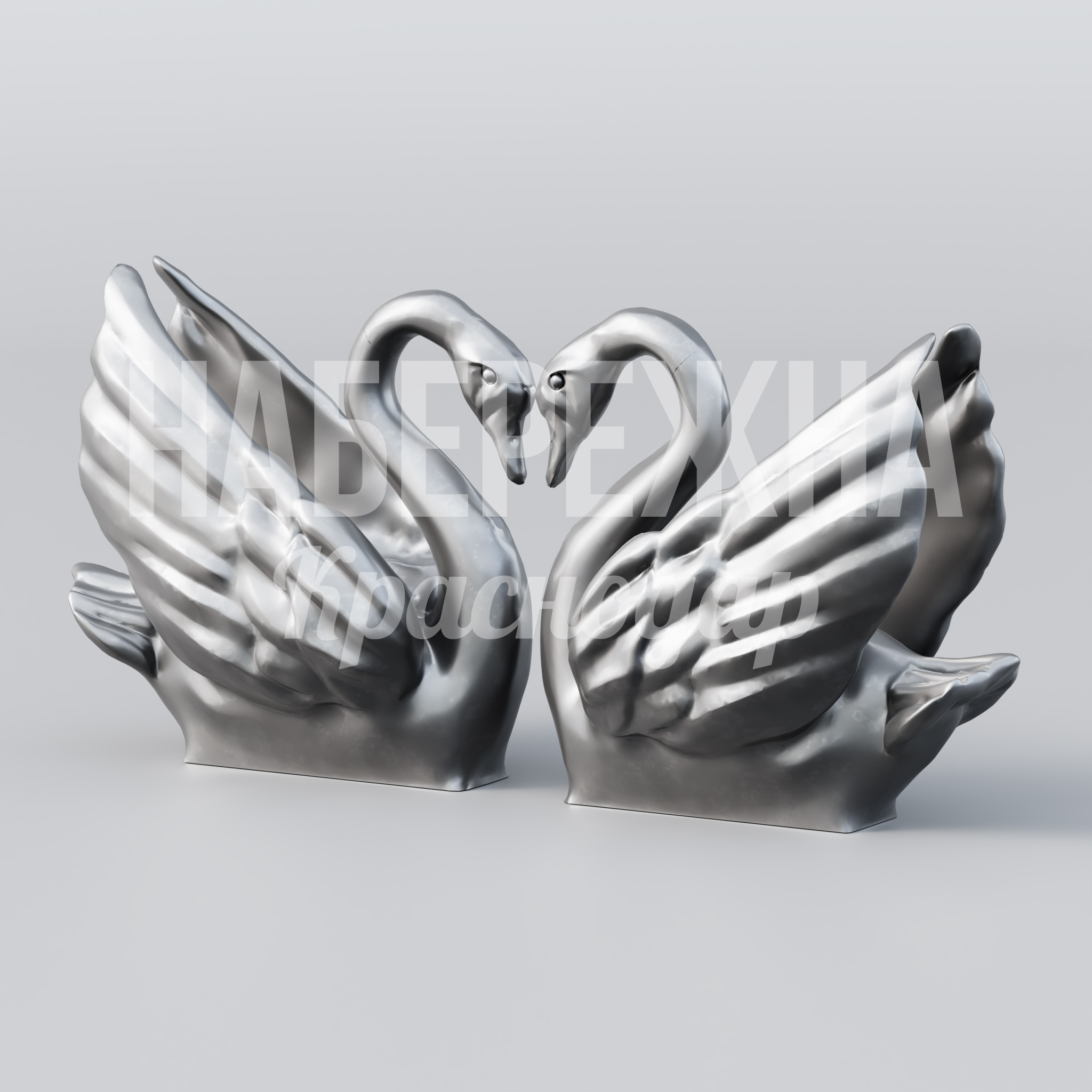 Лебеди Fucbo — купить, MET-23.001 | Набережна Лебеди Fucbo 650x2400x1100 мм. MET-23.001 Декоративные лебеди для парков и скверов. Выразительная скульптурная форма. Привлекают внимание посетителей.