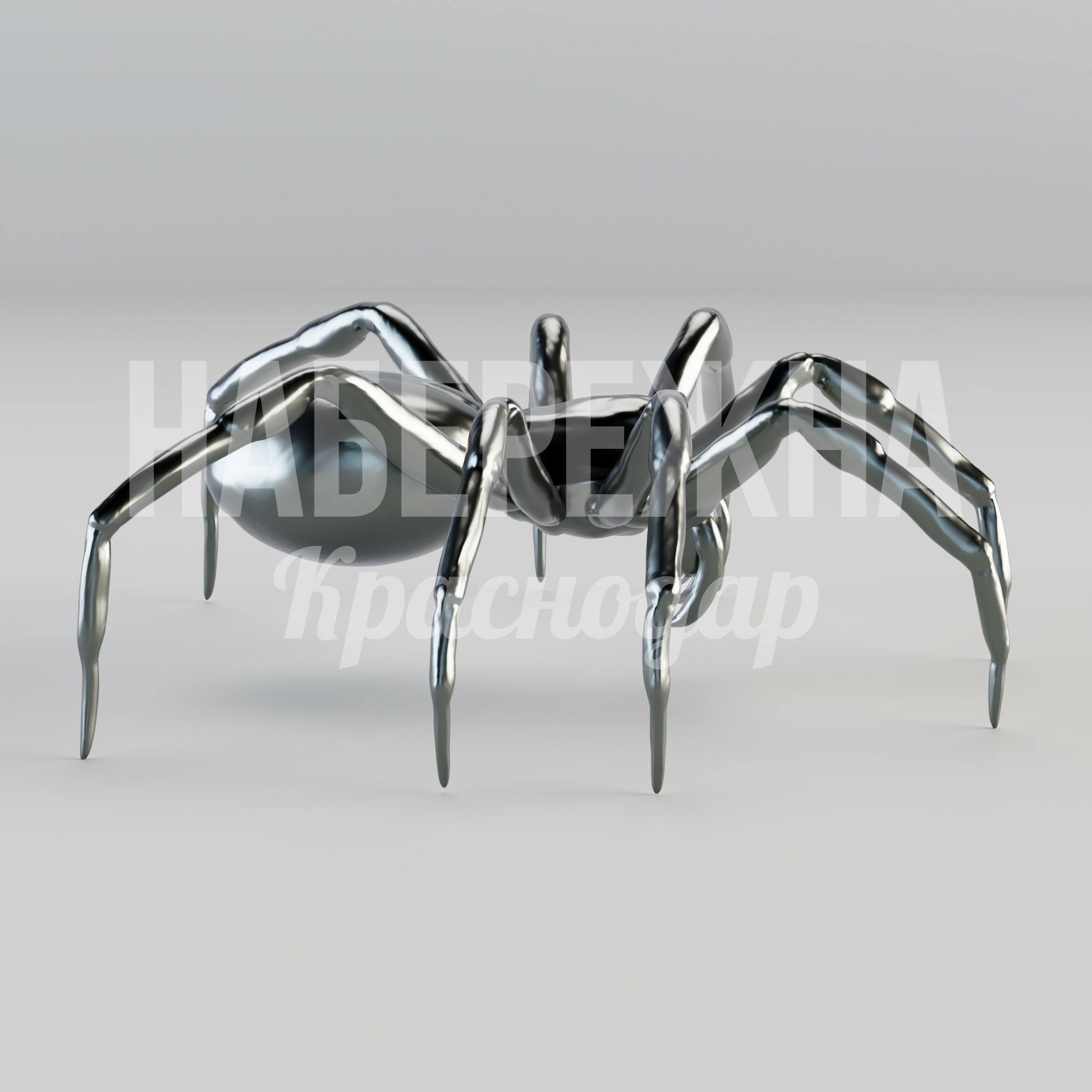 Металлическая фигура паука Tåof - купить, 1980x2100x800 мм, Металл