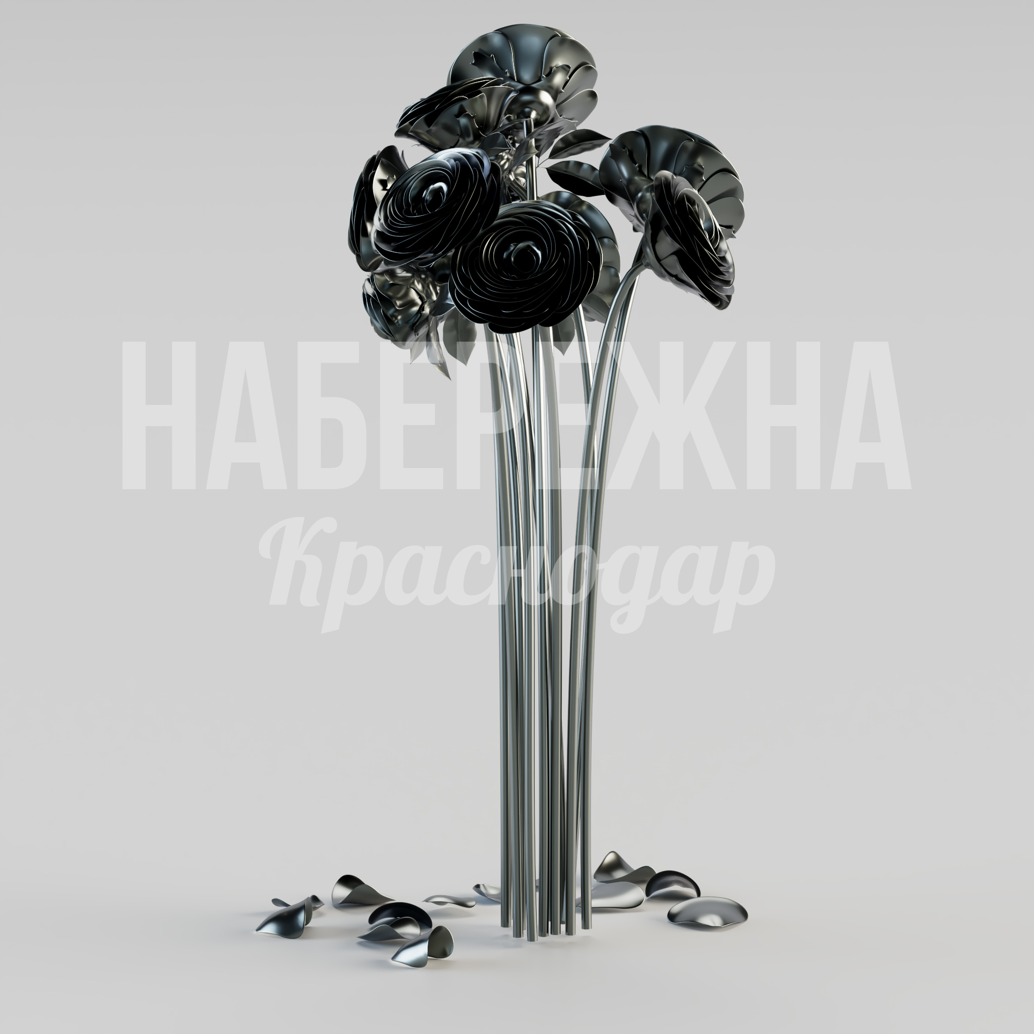 Розы Buylon — купить, MTF-22.007 | Набережна Розы Buylon - заказать, Растения, Металл