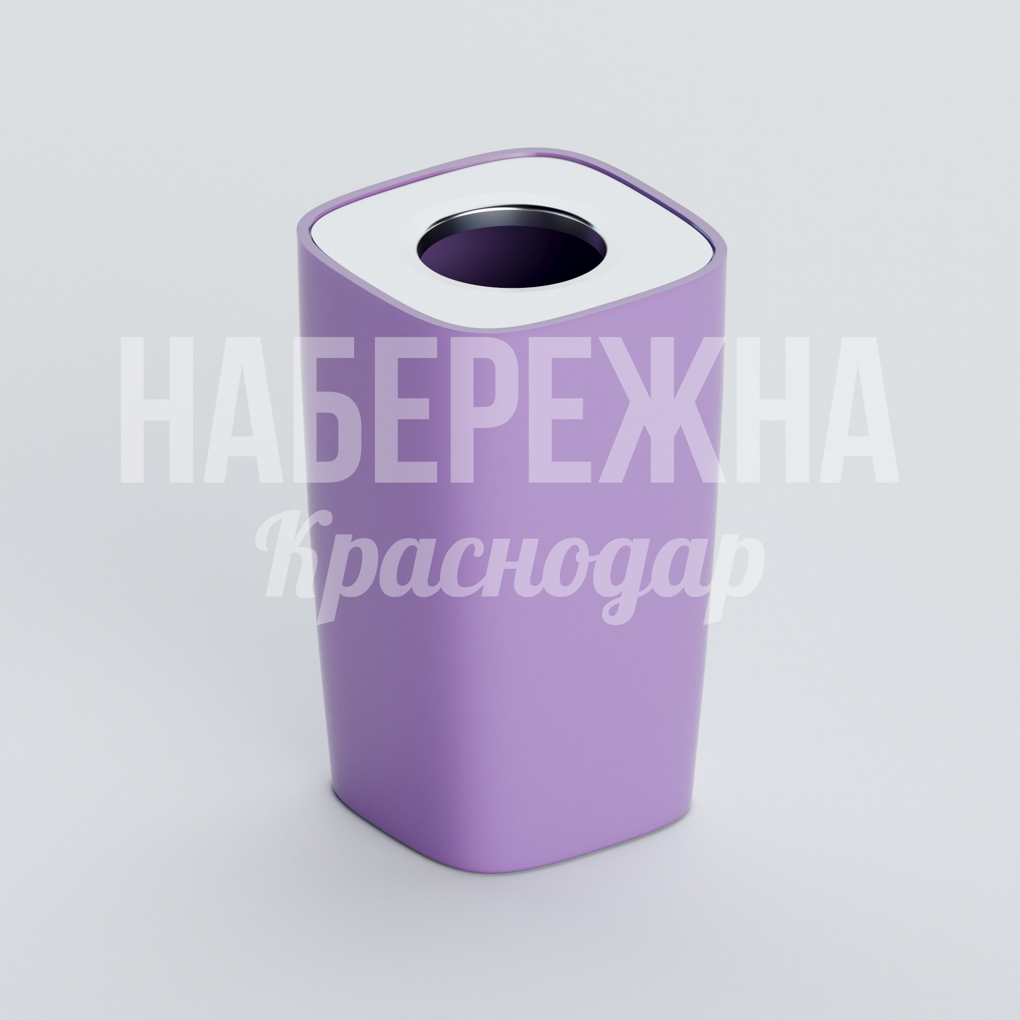 Урна Puhraed — купить, NUR-20.005 | Набережна Урна Puhraed 600x600x900 мм. NUR-20.005 Урна с композитным корпусом и металлической вставкой. Объём 50 литров. Стойкость к УФ и влаге для парков.