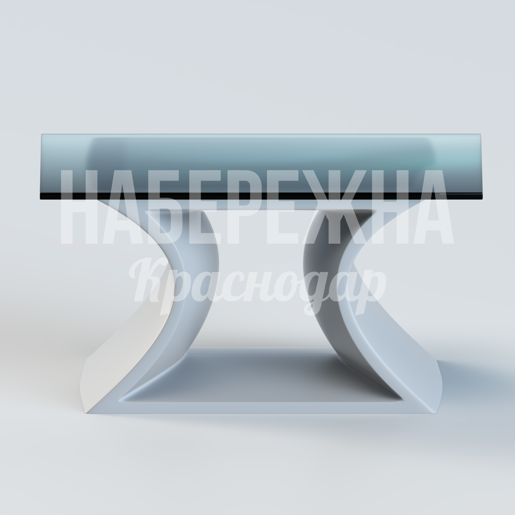 Стол Daupcuj - купить, 800x1200x620 мм, Стеклопластик